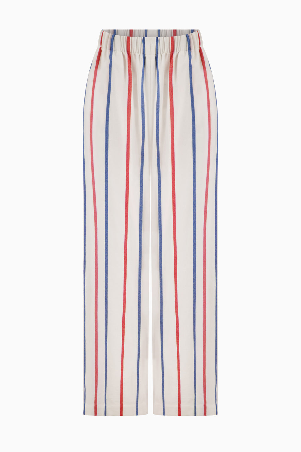 The Palazzo Pant - Blue/Red Stripe