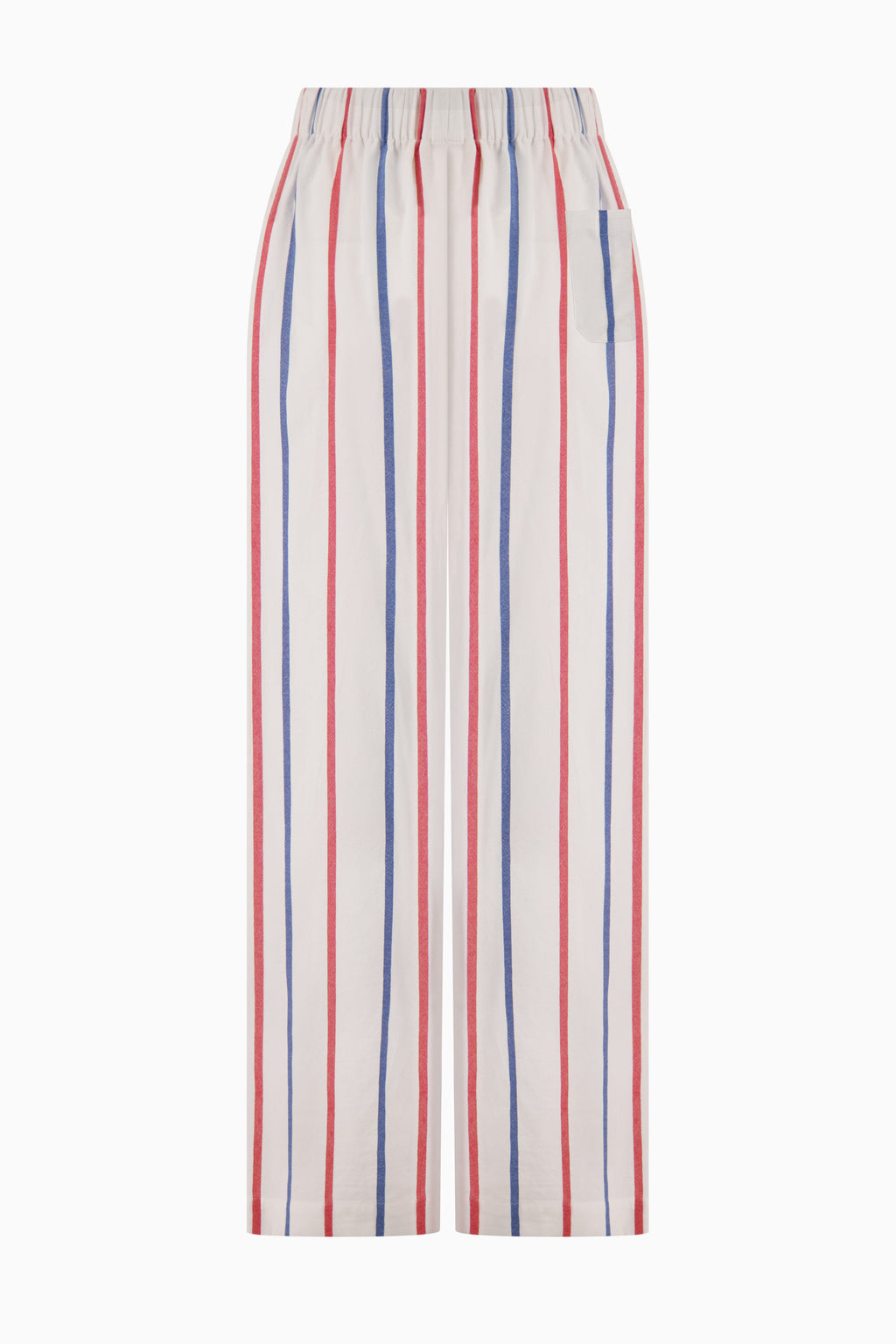 The Palazzo Pant - Blue/Red Stripe