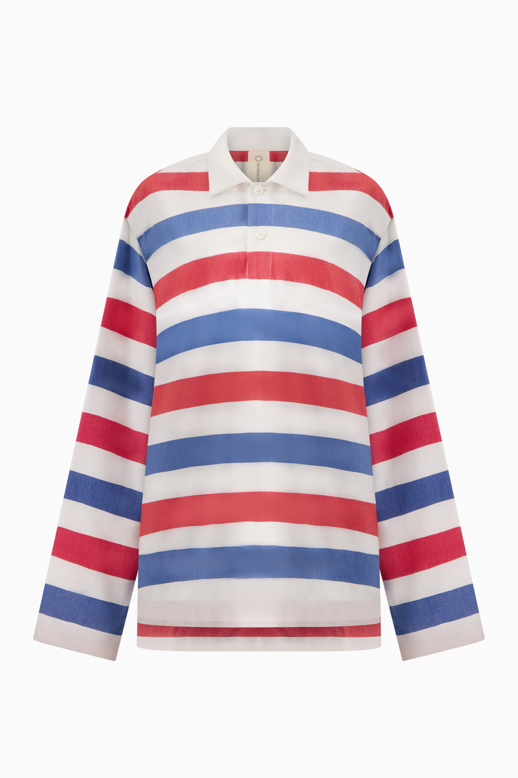 The Rugby Shirt - Blue/Red Stripe