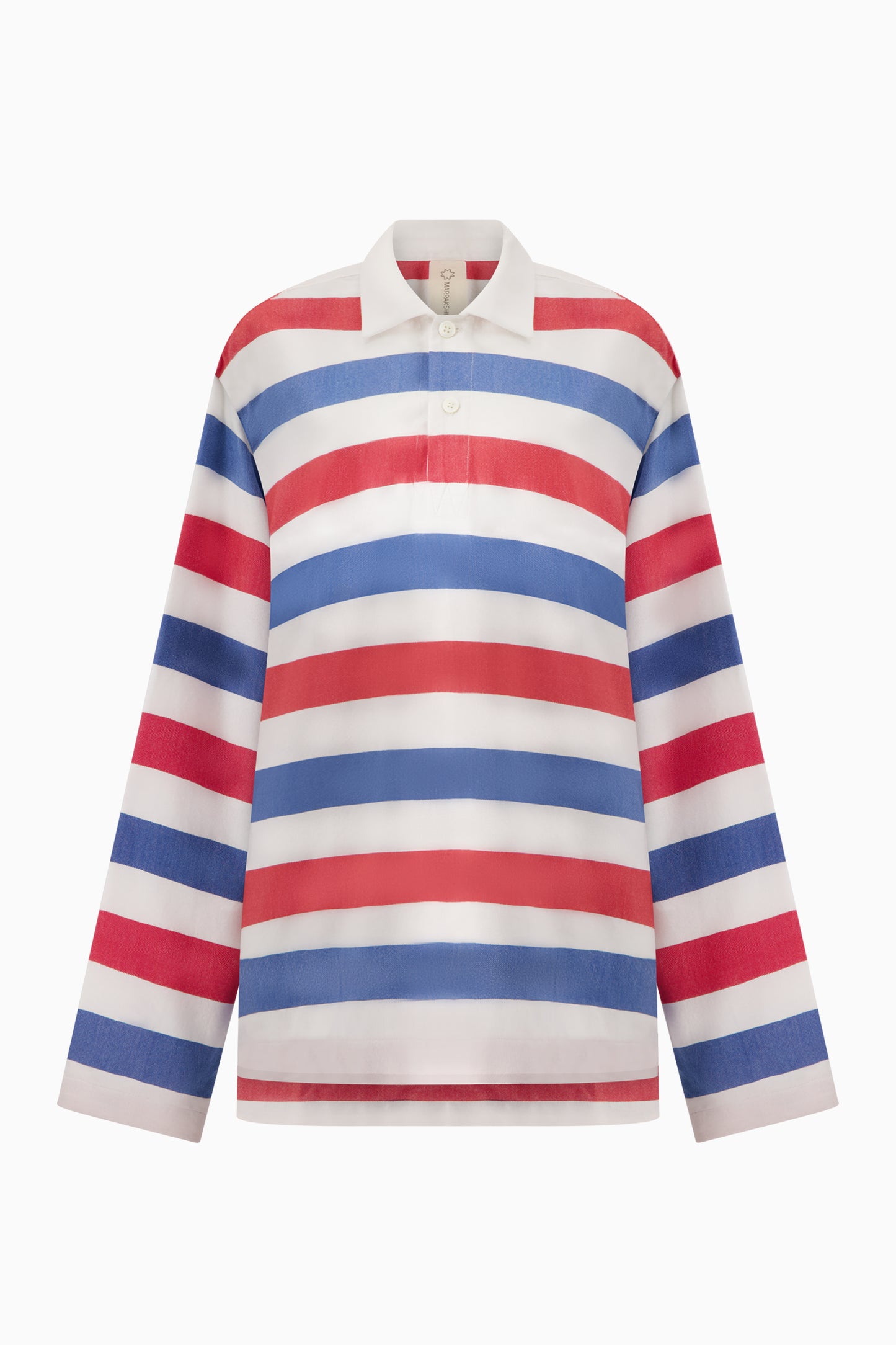 The Rugby Shirt - Blue/Red Stripe