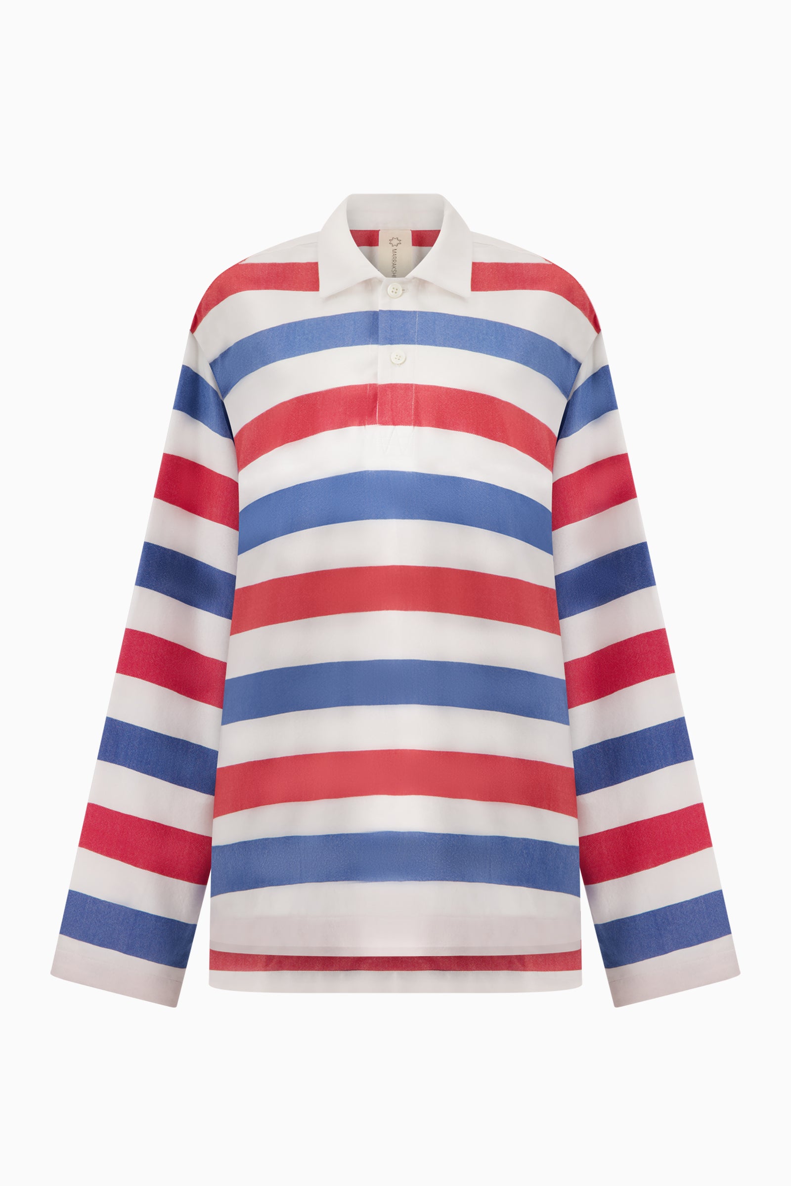 The Rugby Shirt - Blue/Red Stripe