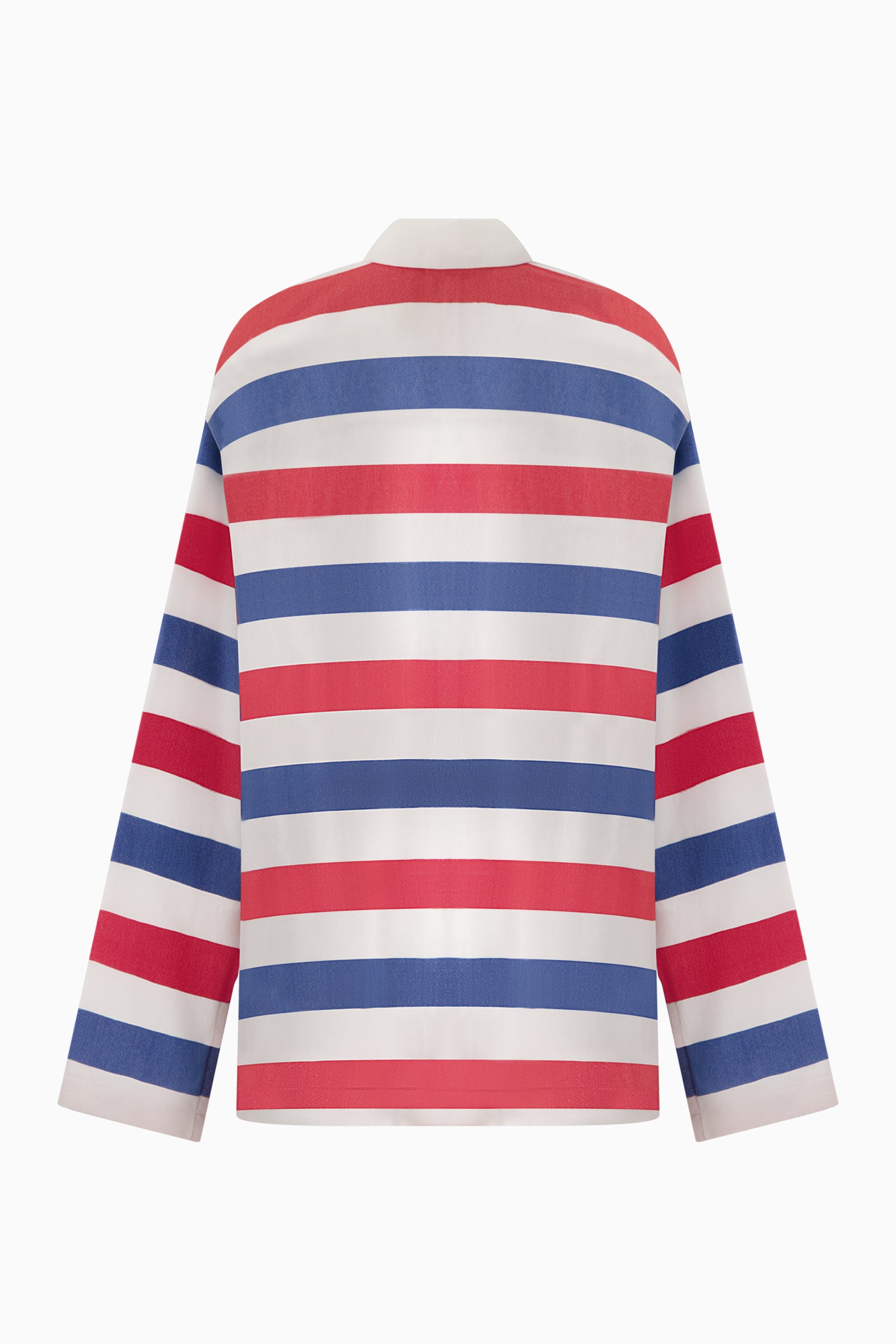 The Rugby Shirt - Blue/Red Stripe