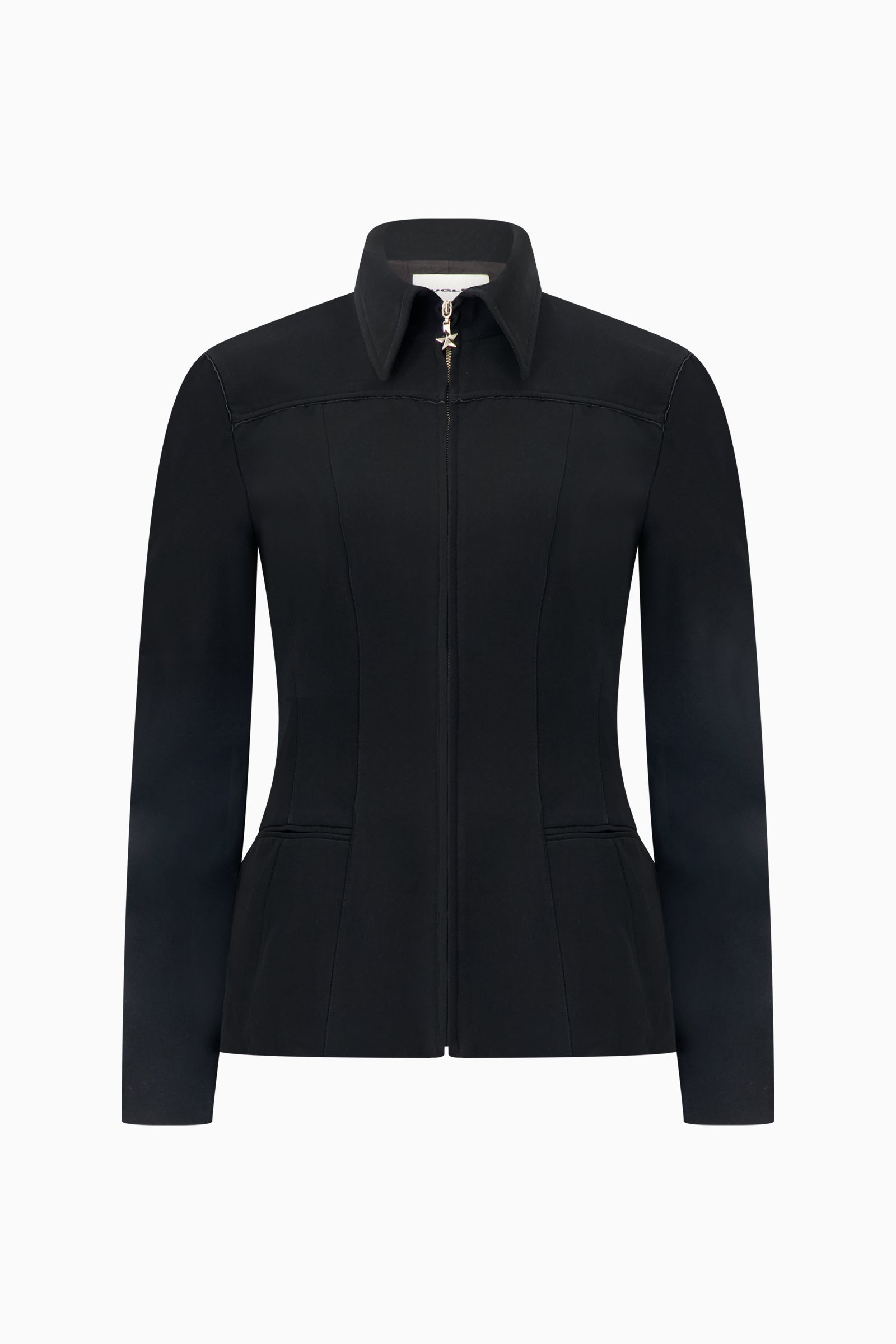VINTAGE Thierry Mugler Wool Jacket with Star Zip – Absolutely Fabrics
