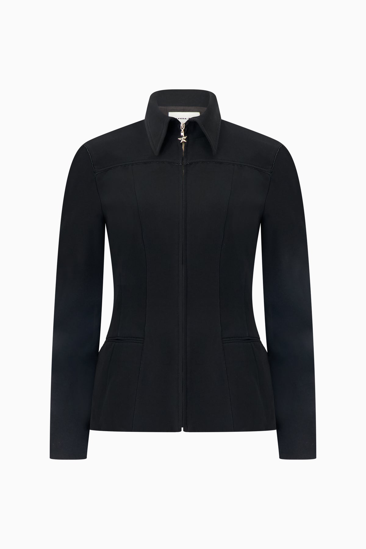 Thierry Mugler Wool Jacket with Star Zip
