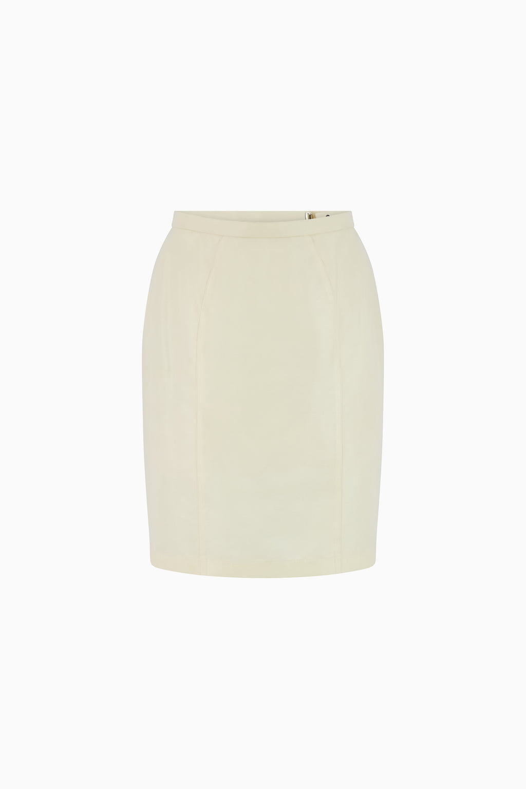 Thierry Mugler Skirt Suit with Iridescent Collar