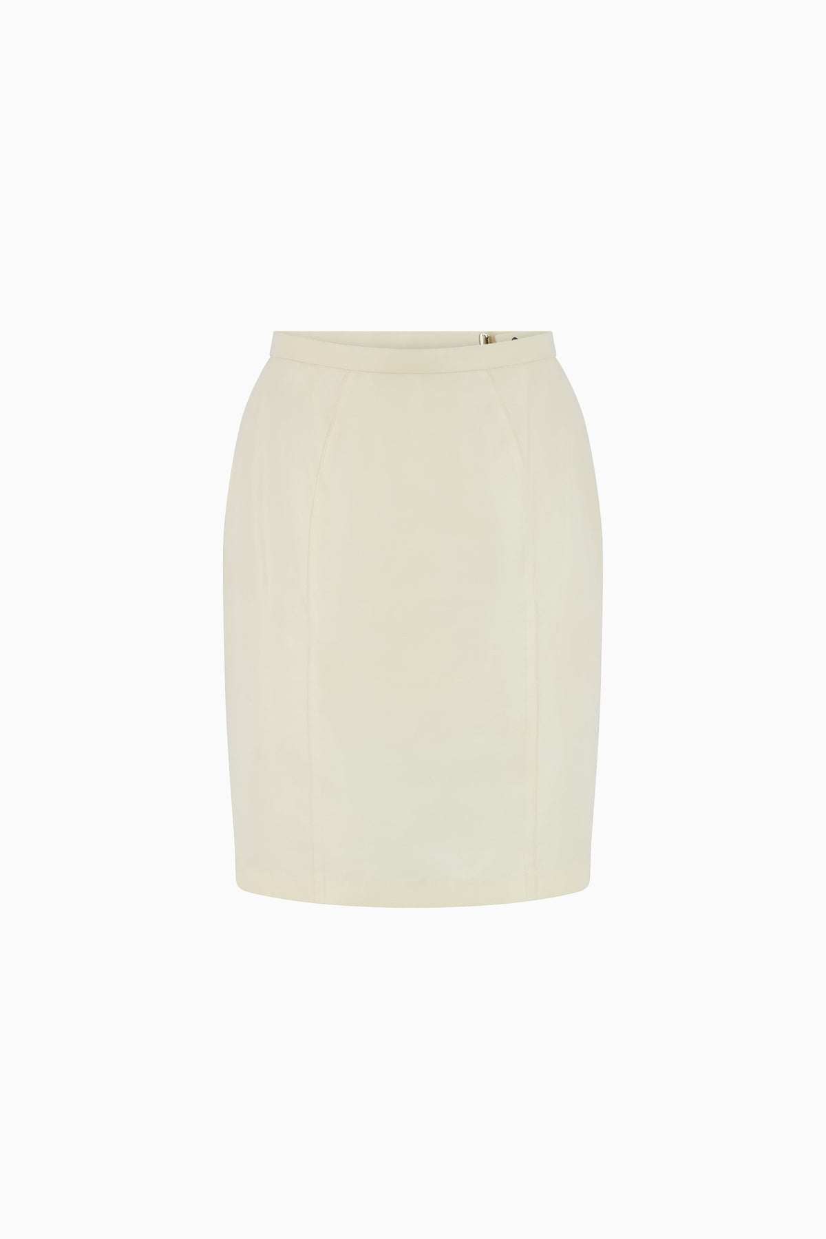 Thierry Mugler Skirt Suit with Iridescent Collar