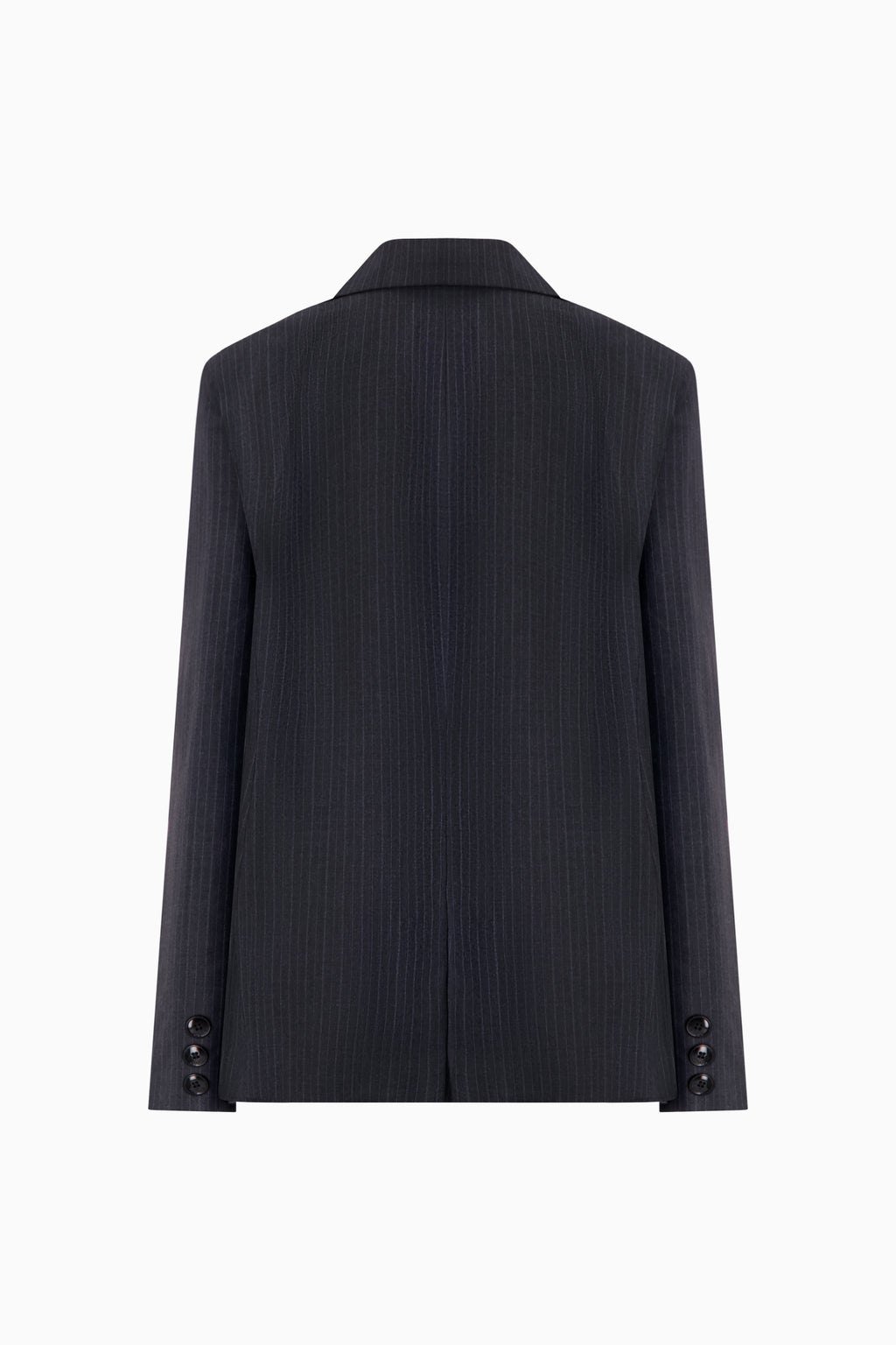 Unisex Pinstripe Simple Blazer