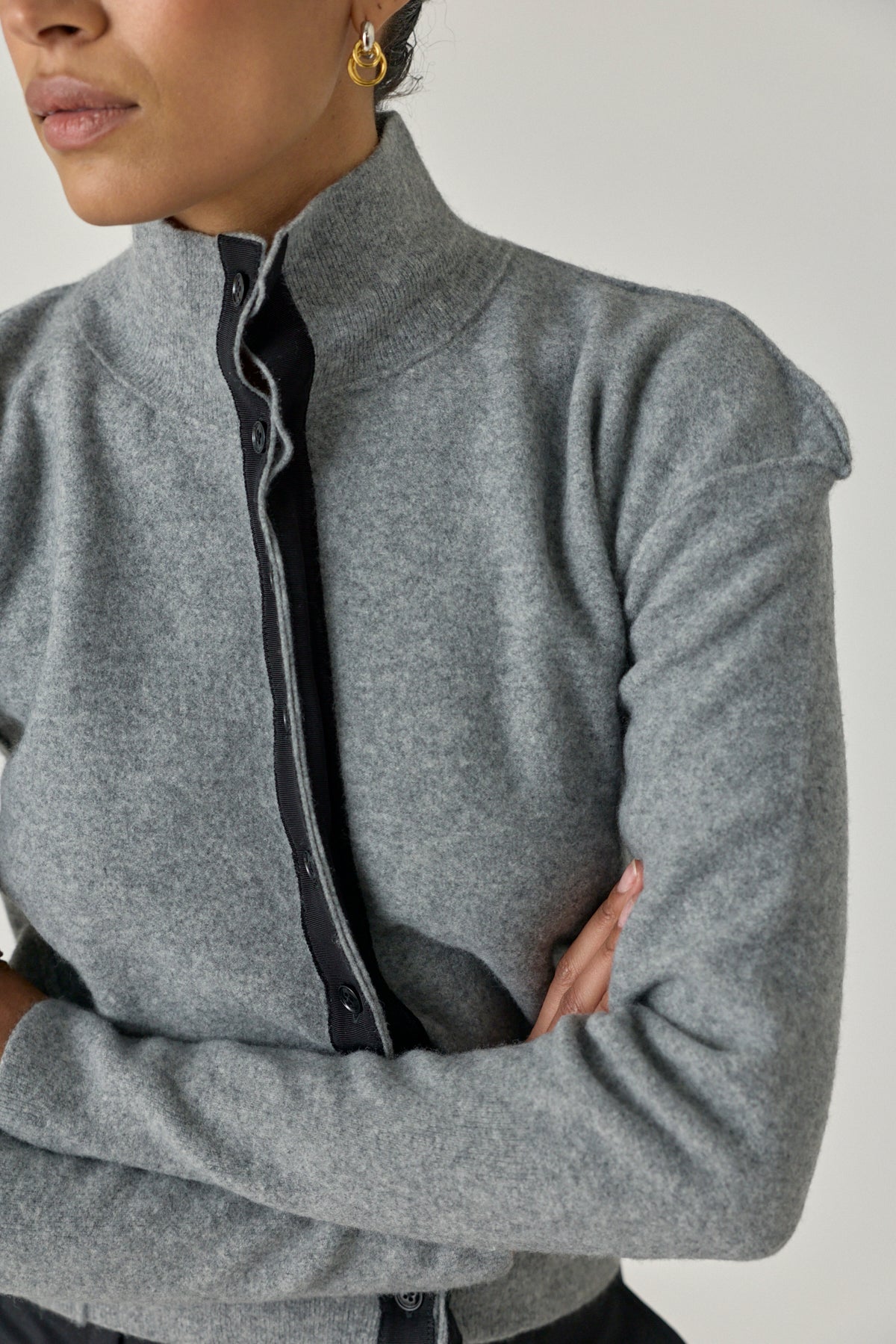 Unisex Knit Cardigan
