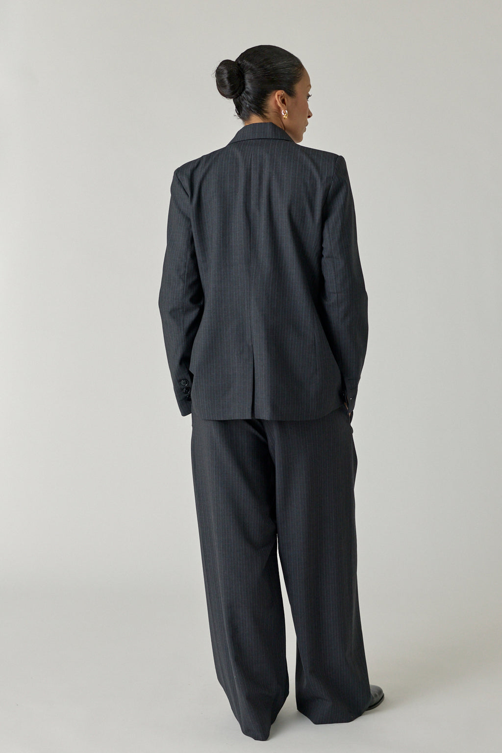 Unisex Tailored Pinstripe Cargo Pants