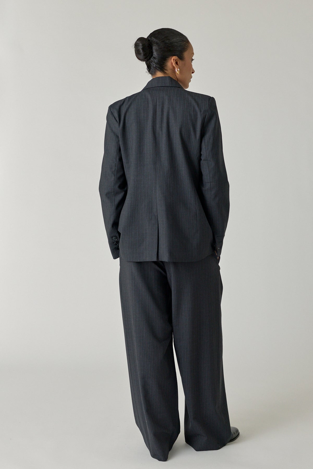Unisex Tailored Pinstripe Cargo Pants