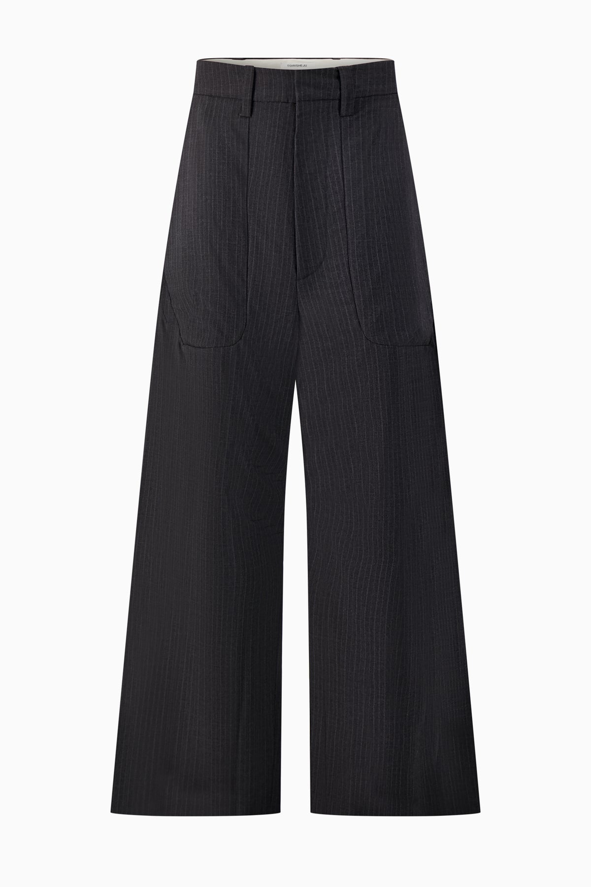 Unisex Tailored Pinstripe Cargo Pants