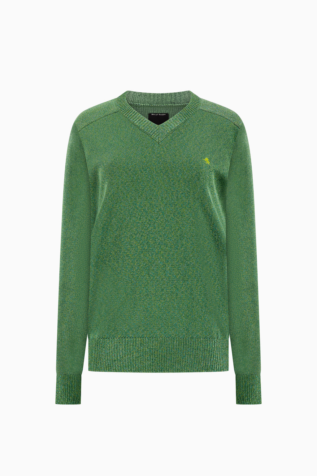 V-Neck Sweater - Green
