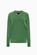 V-Neck Sweater - Green