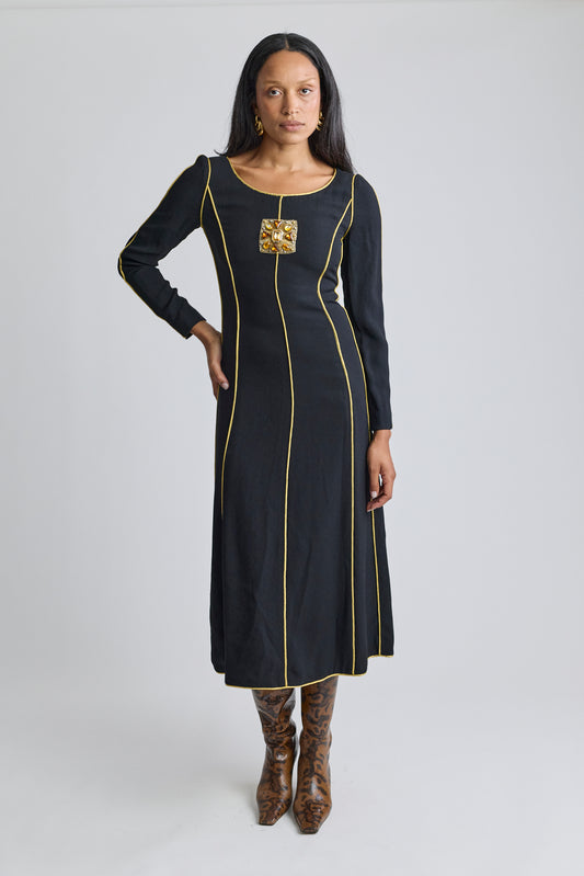 Balenciaga Embellished Midi Dress, FW 1989
