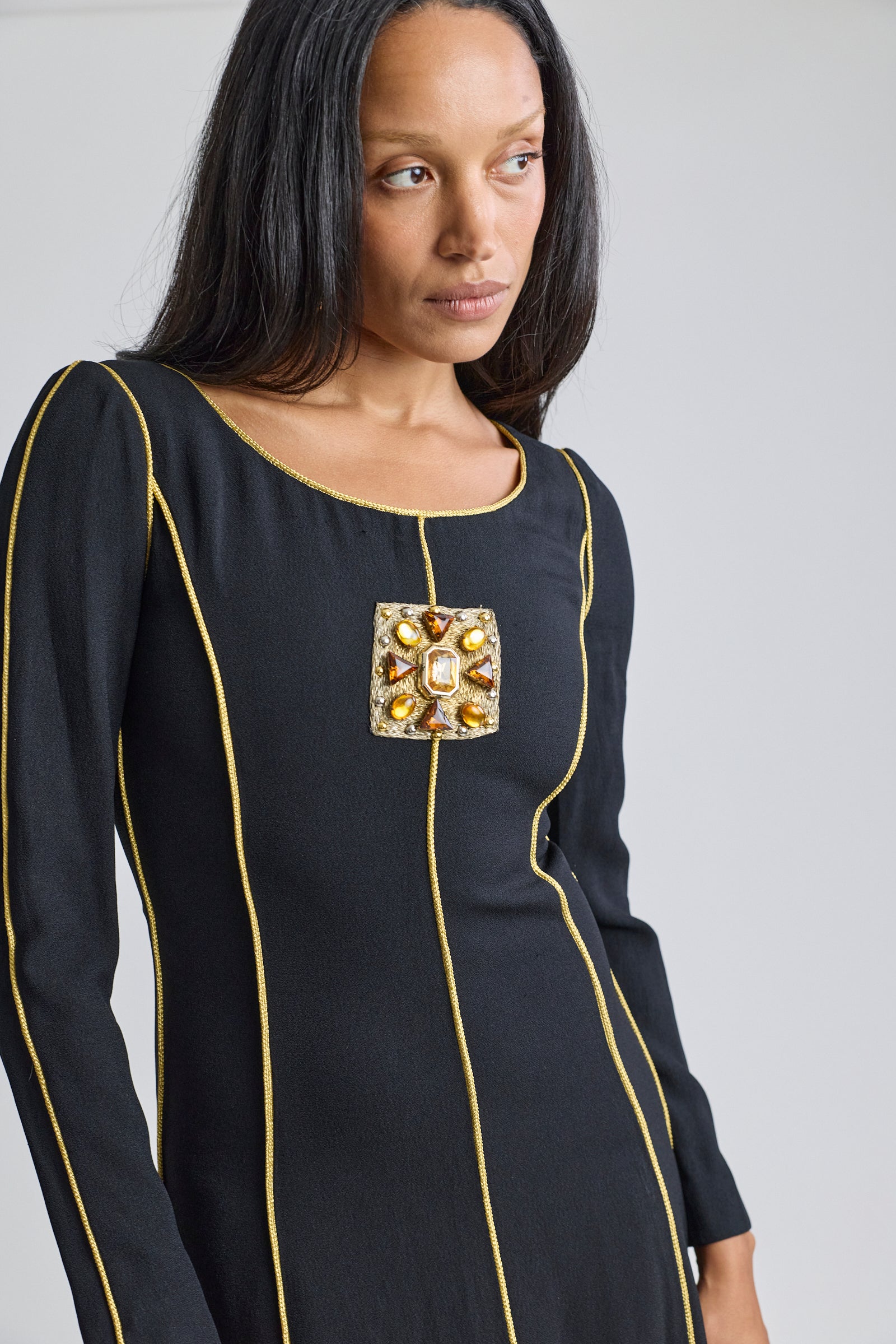 Balenciaga Embellished Midi Dress, FW 1989