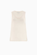 Votan Scoop Neck Vest - Canvas