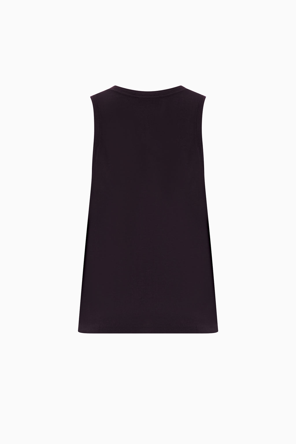 Votan Scoop Neck Vest - Black Grape