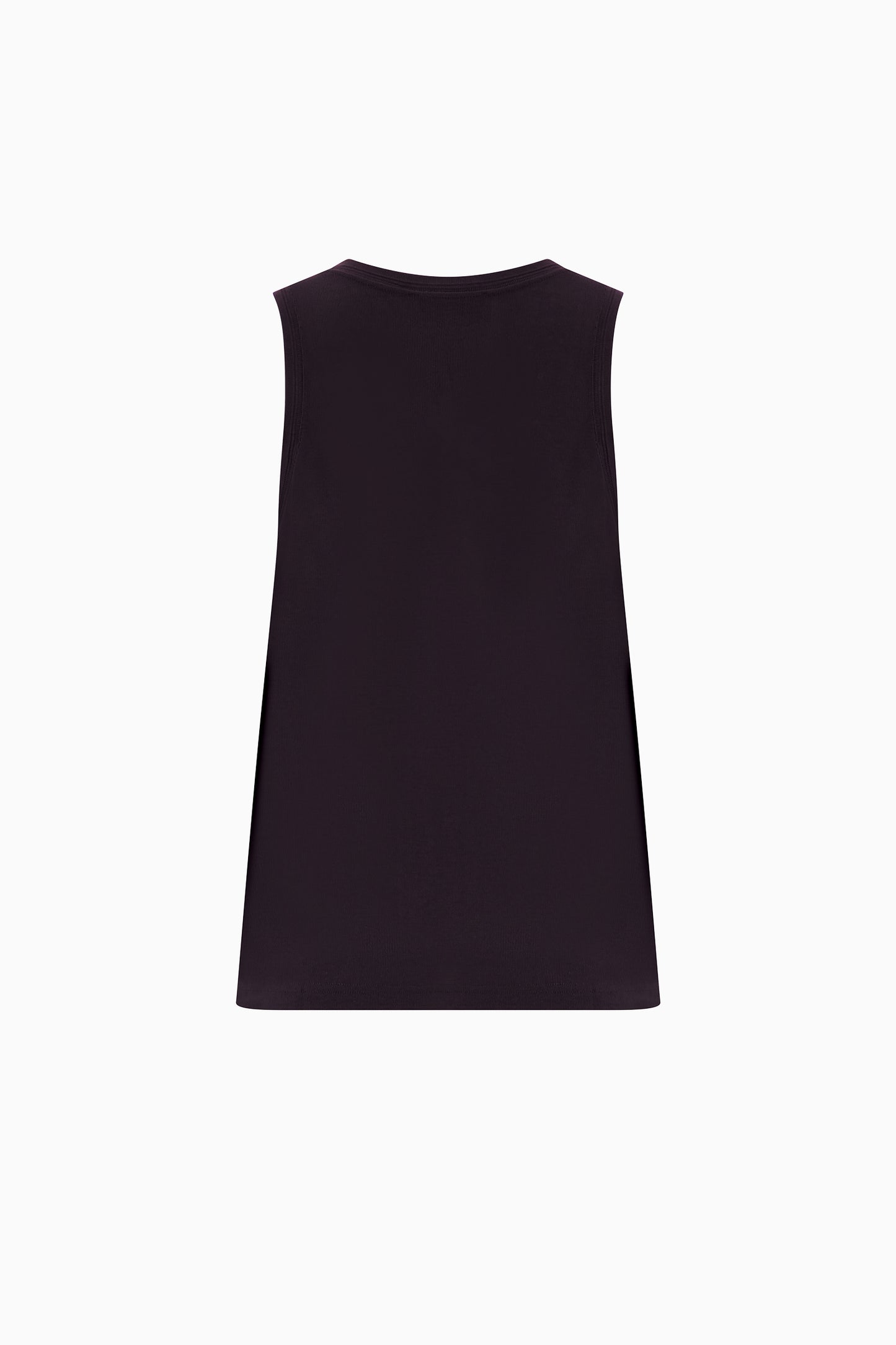 Votan Scoop Neck Vest - Black Grape