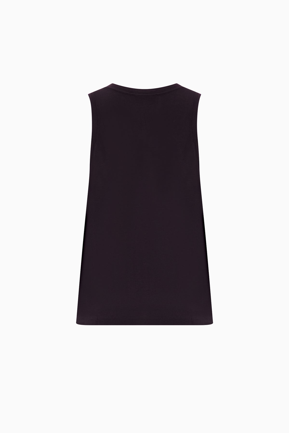 Votan Scoop Neck Vest - Black Grape