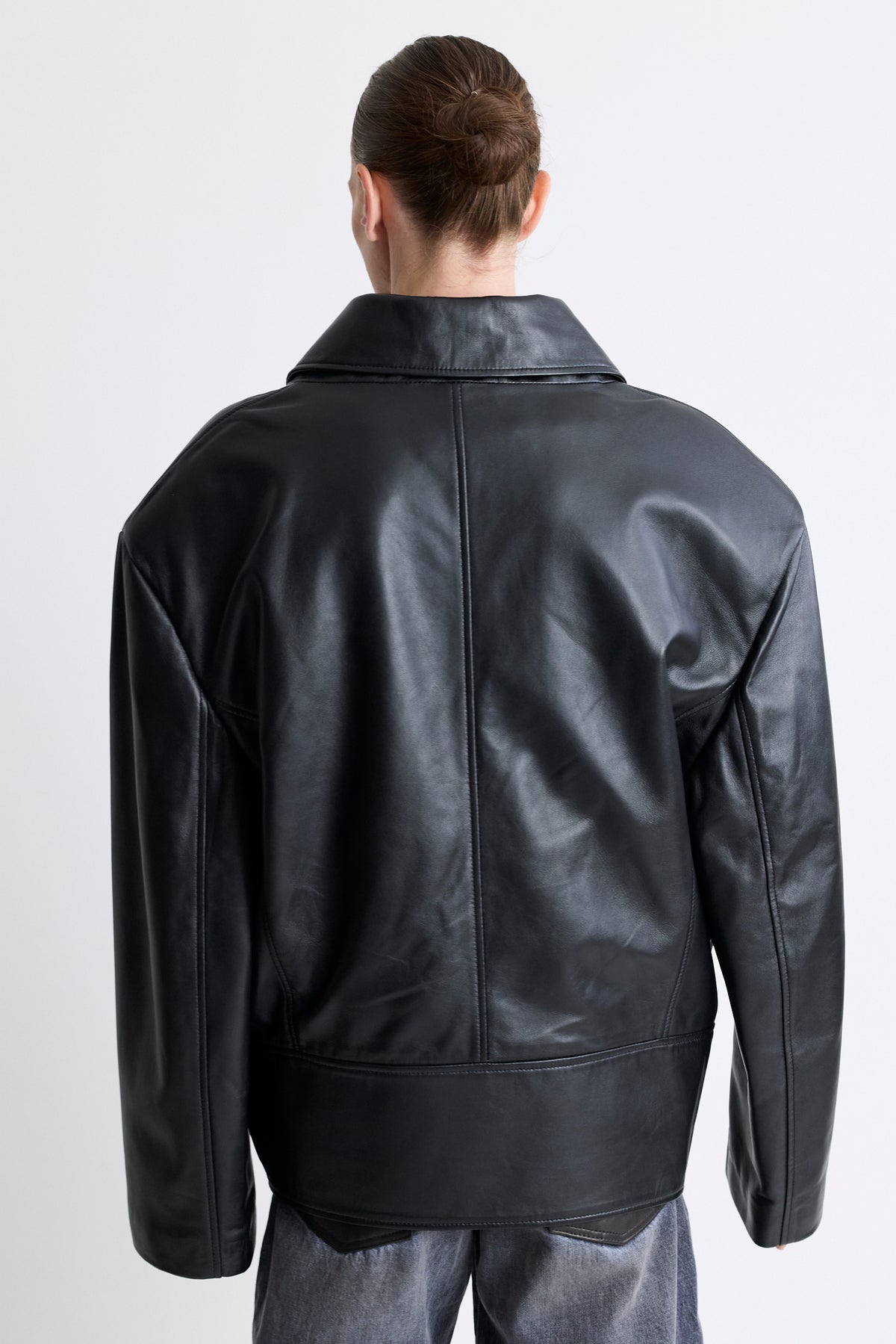 Leather Overcoat