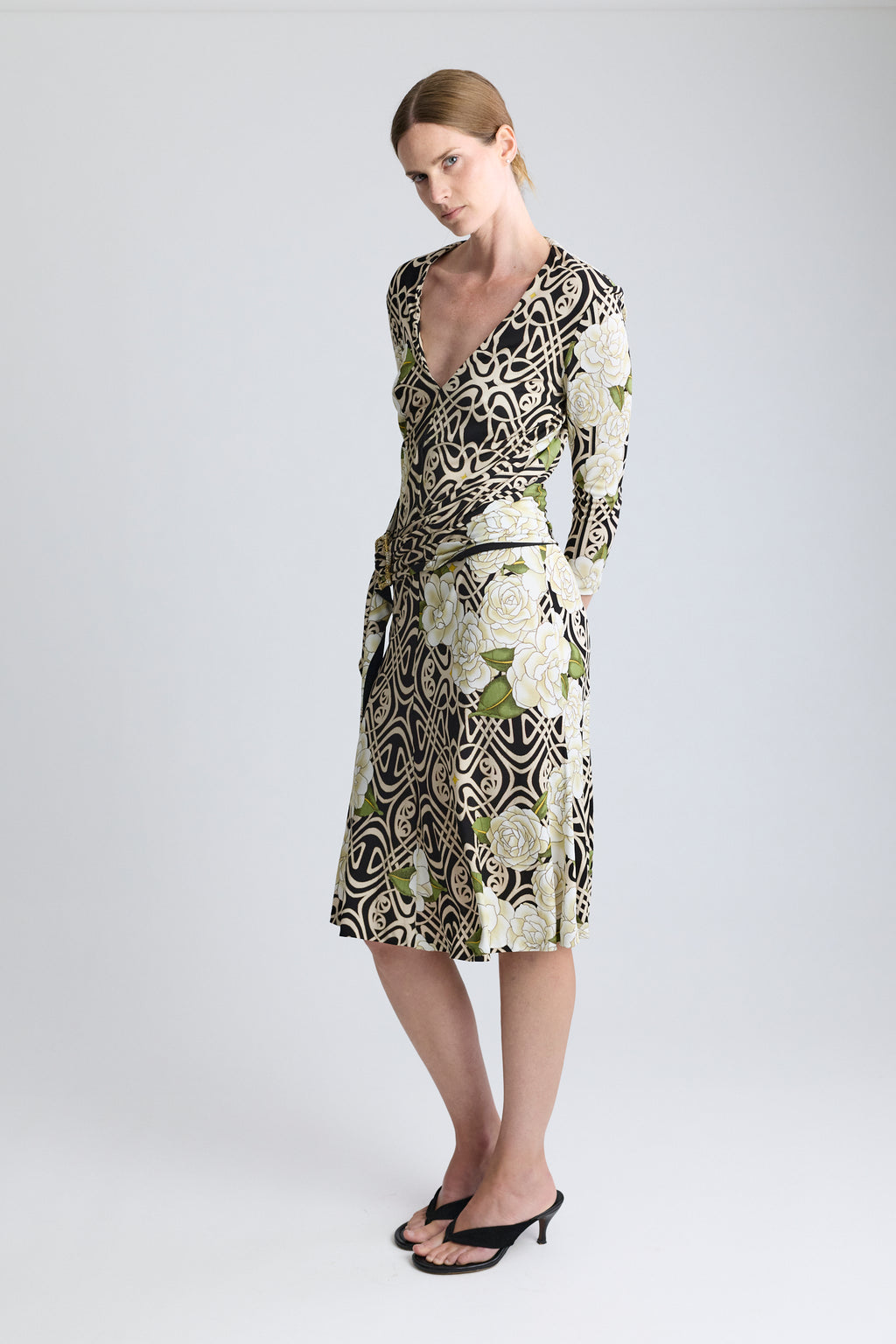Roberto Cavalli Printed Cocktail Dress