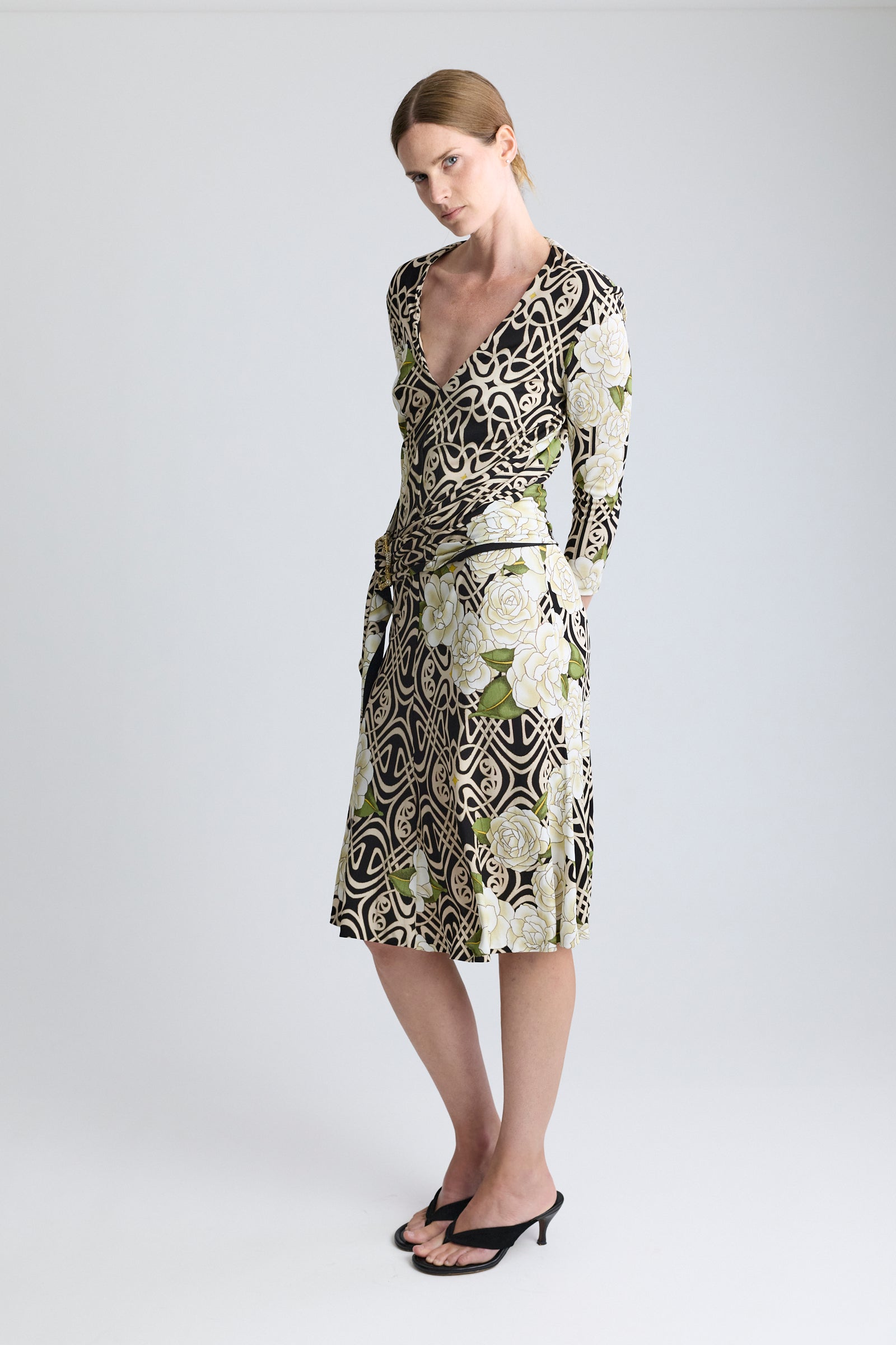 Roberto Cavalli Printed Cocktail Dress