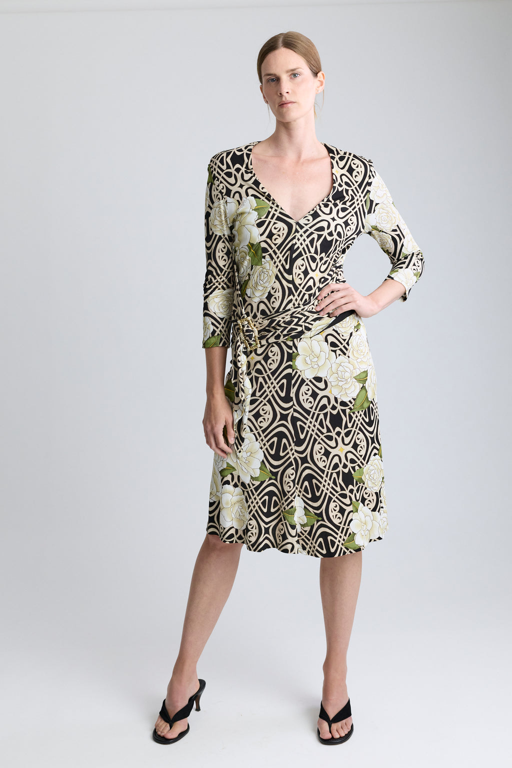 Roberto Cavalli Printed Cocktail Dress