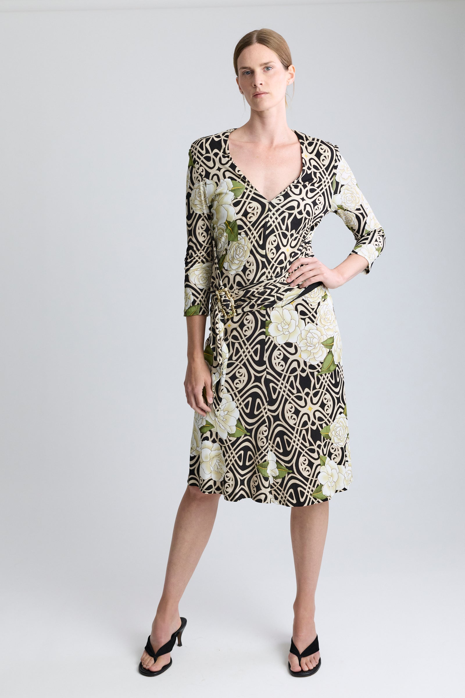 Roberto Cavalli Printed Cocktail Dress
