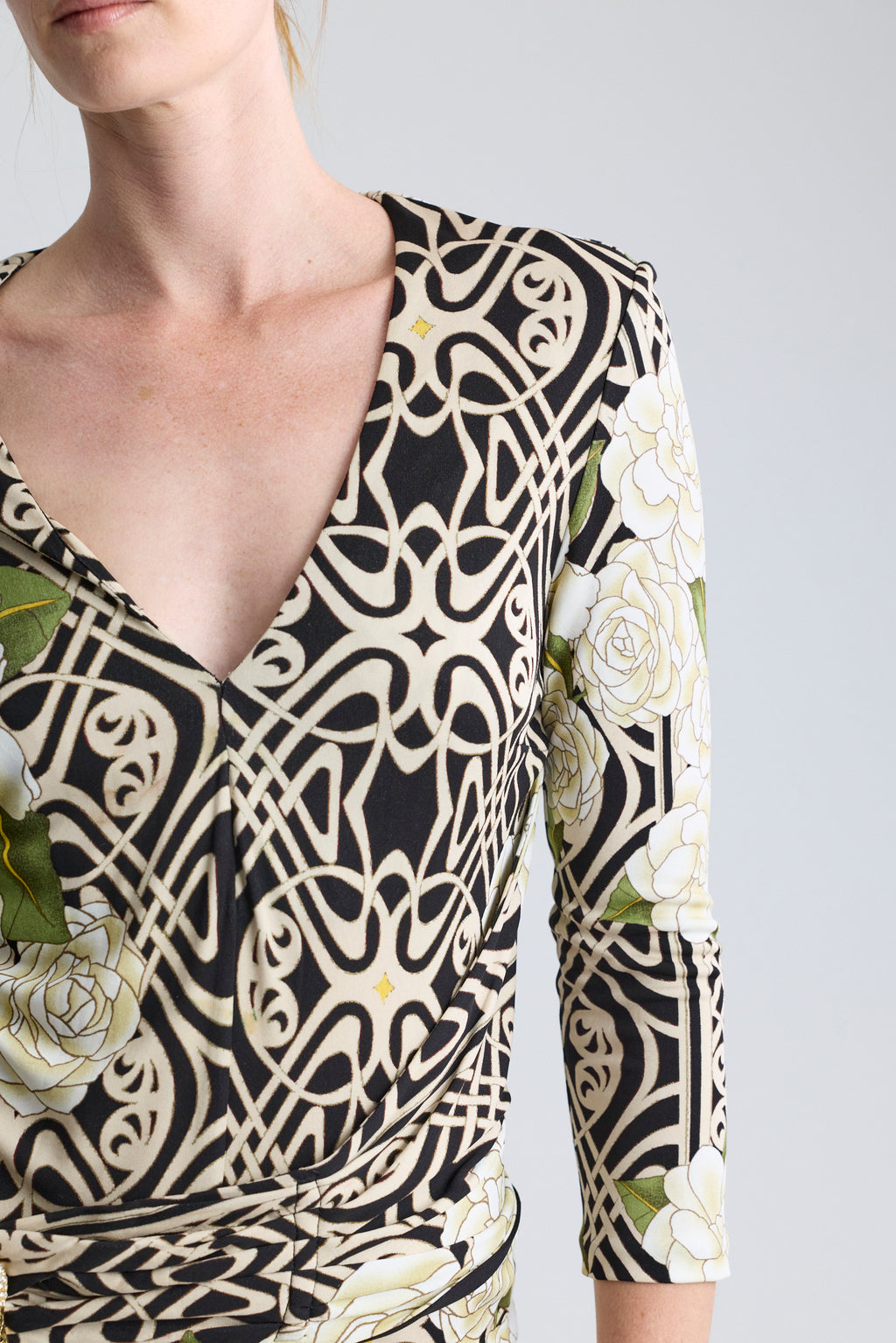 Roberto Cavalli Printed Cocktail Dress