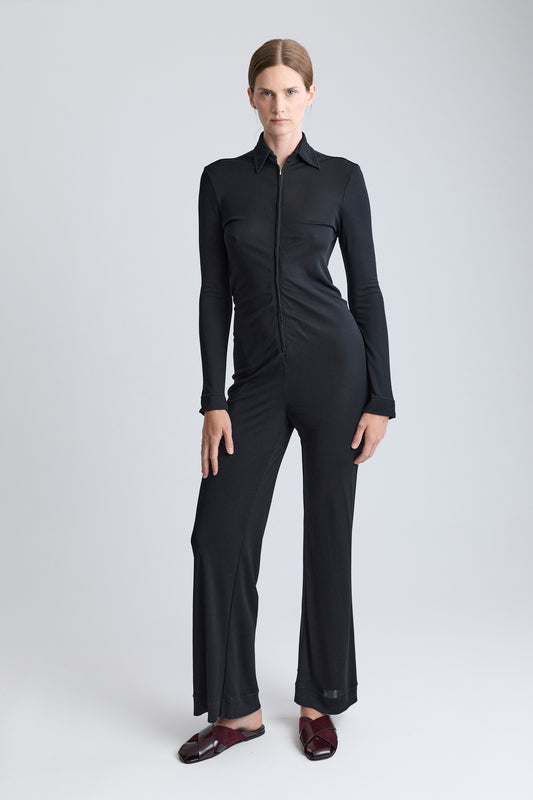 Jean Paul Gaultier Black Knit Jumpsuit
