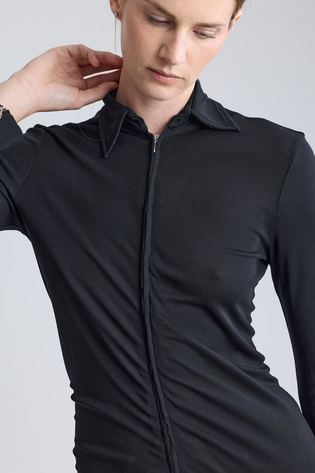 Jean Paul Gaultier Black Knit Jumpsuit