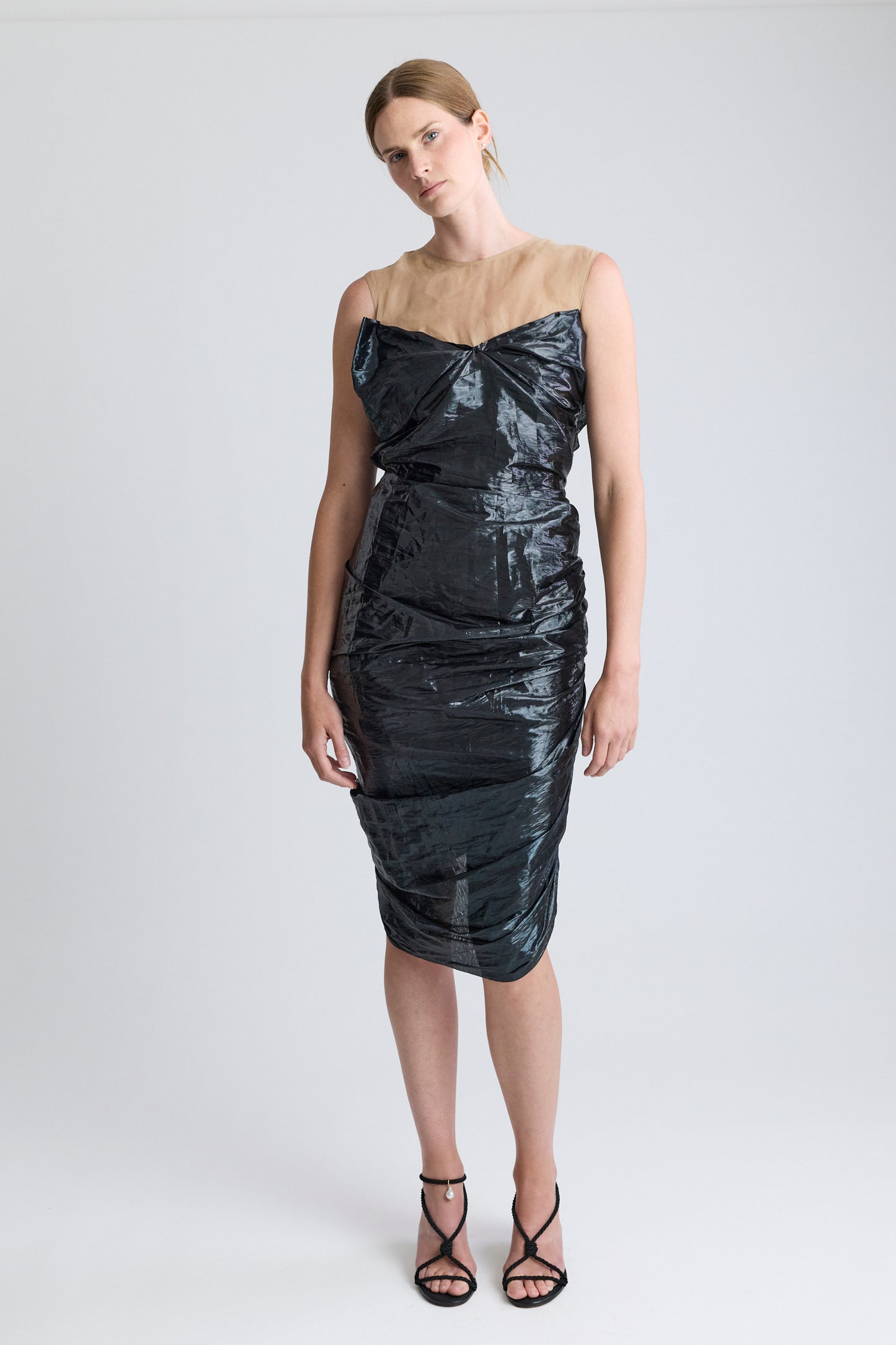 Lanvin Lurex Floating Bodice Dress