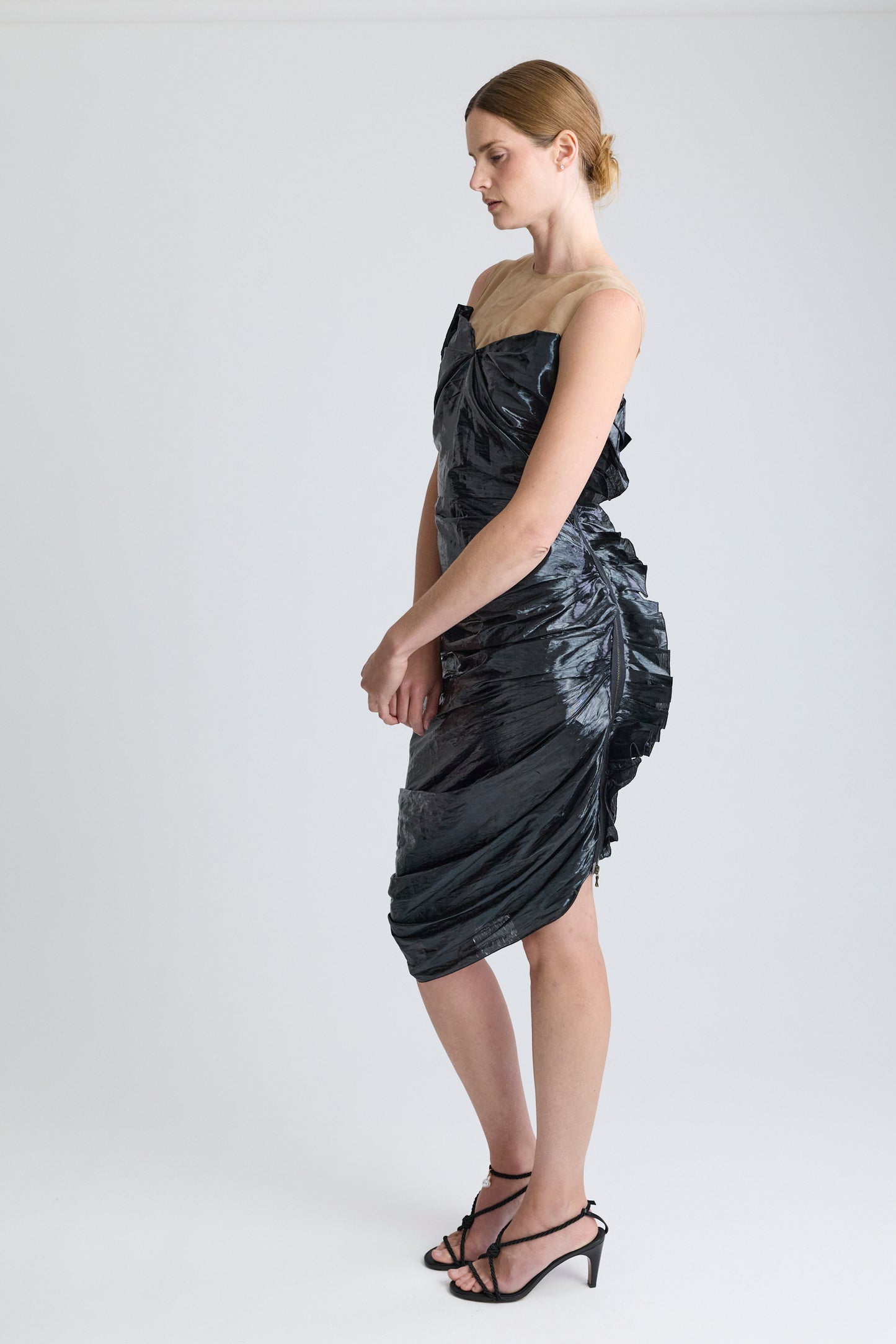Lanvin Lurex Floating Bodice Dress