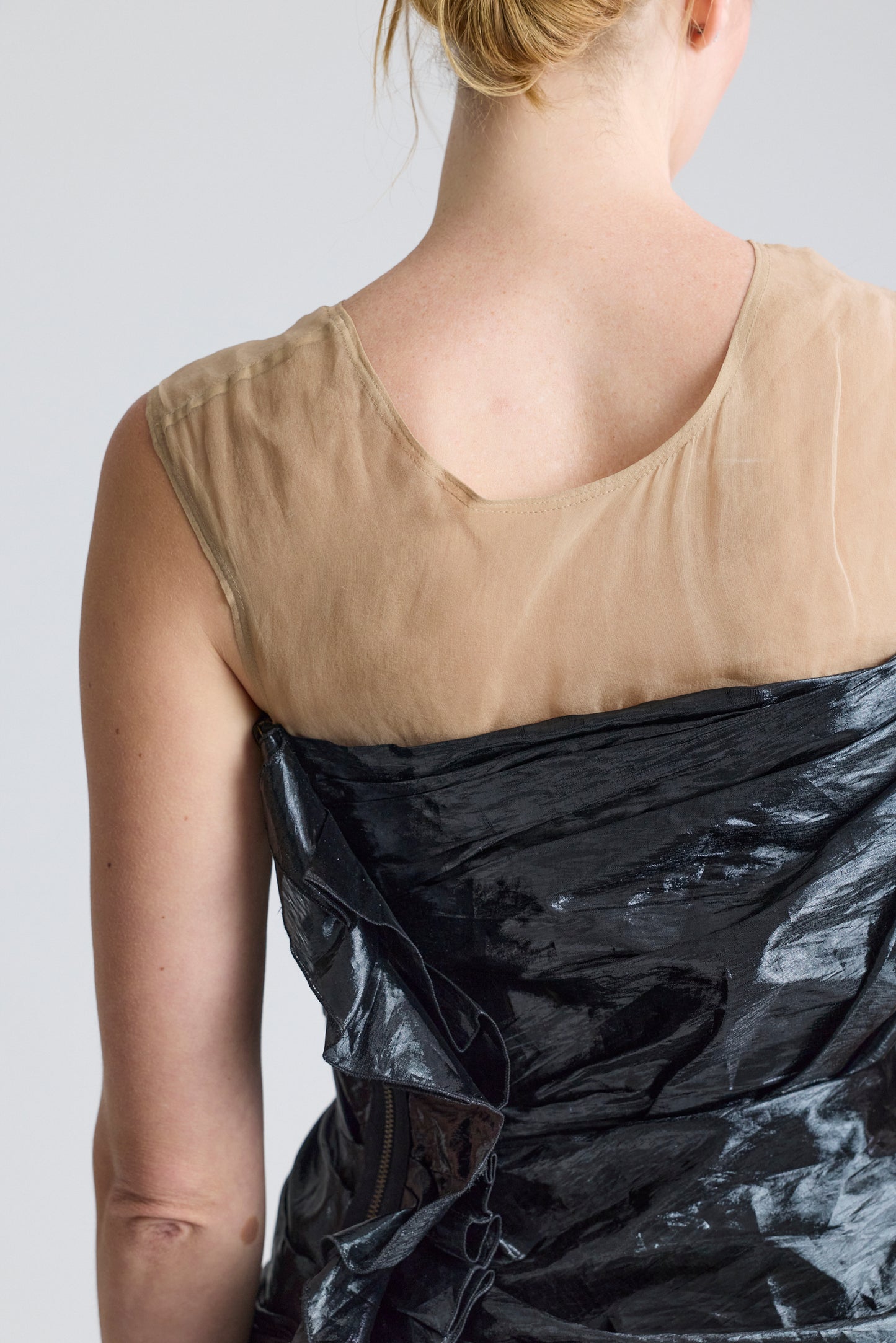 Lanvin Lurex Floating Bodice Dress