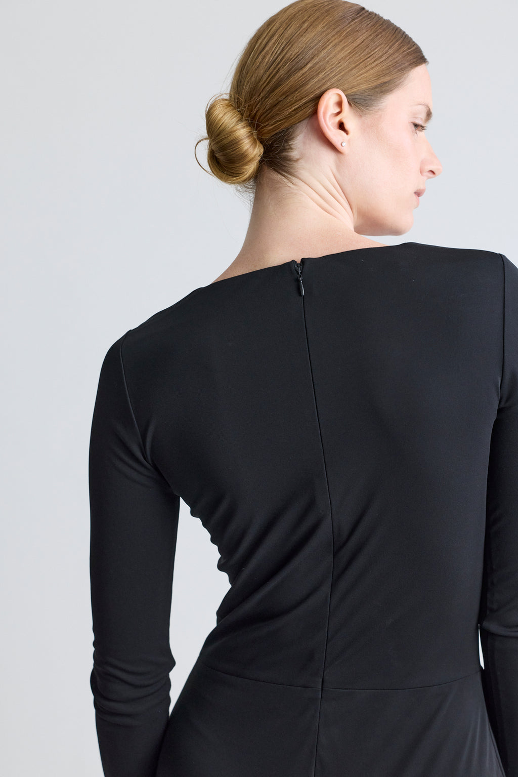 Yves Saint Laurent Black Viscose Jumpsuit