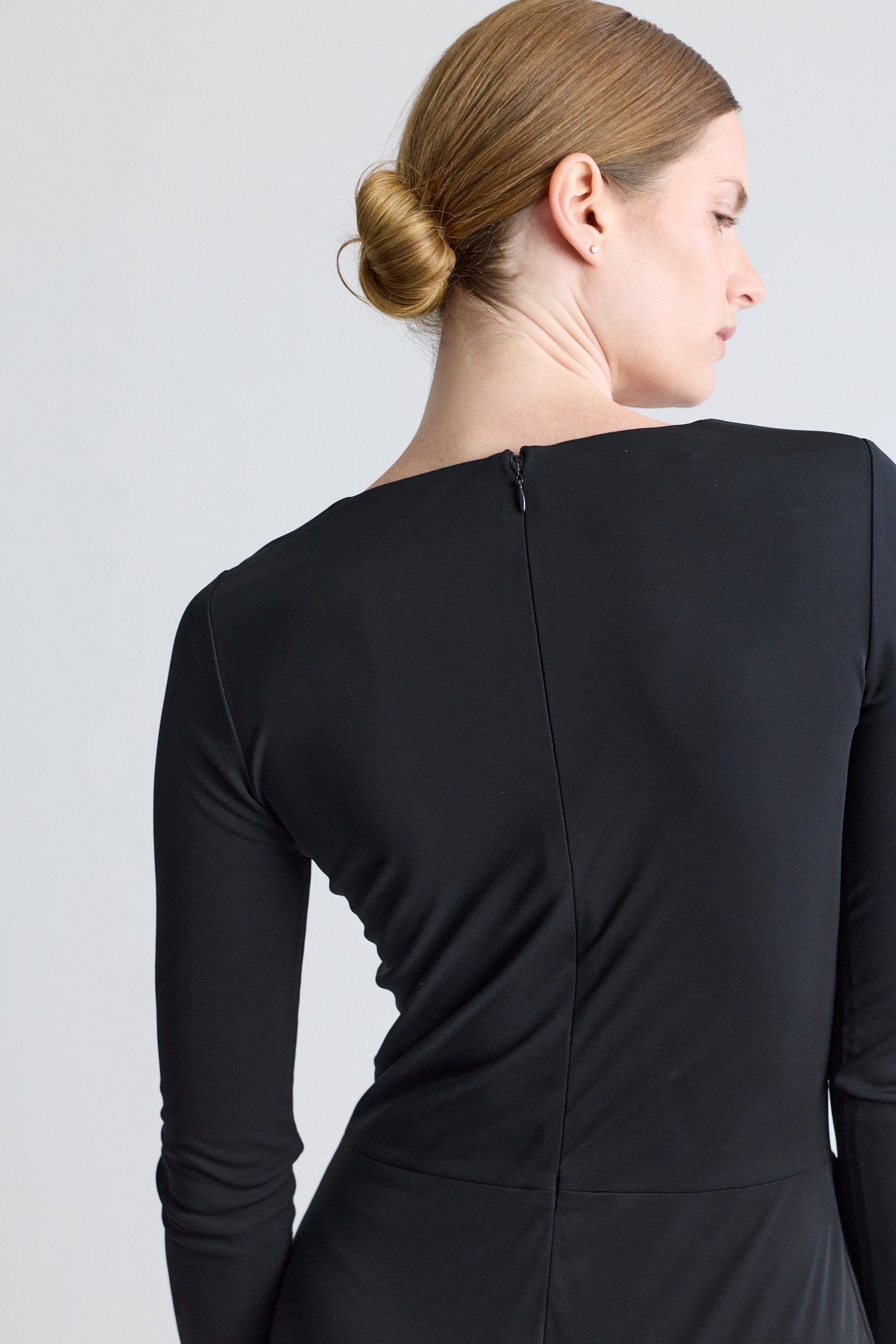 Yves Saint Laurent Black Viscose Jumpsuit