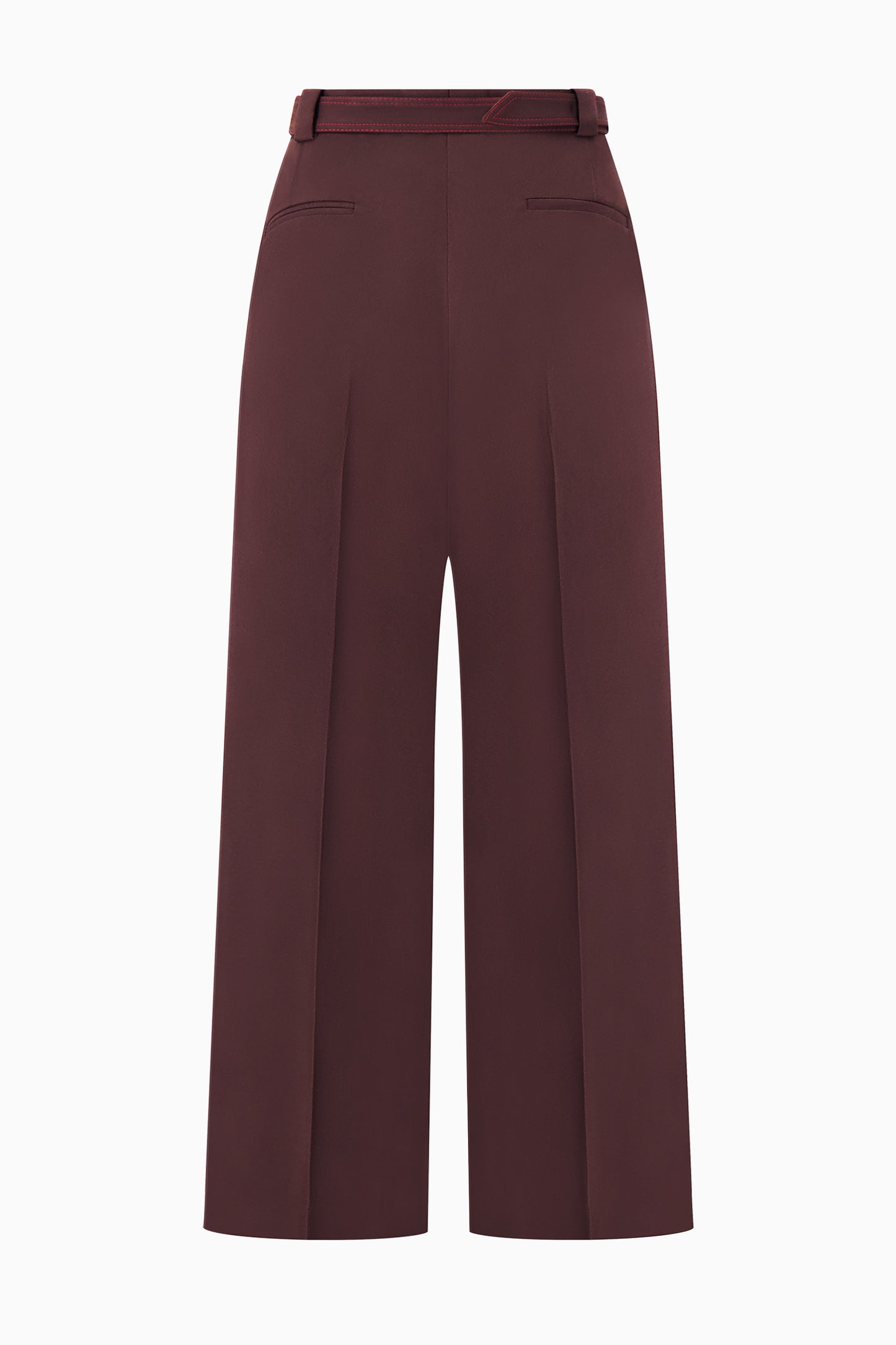 Wide Leg Flat Front Trouser