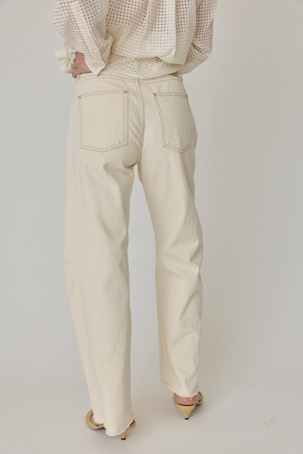 Slim Lasso Jean - Clair Rinse
