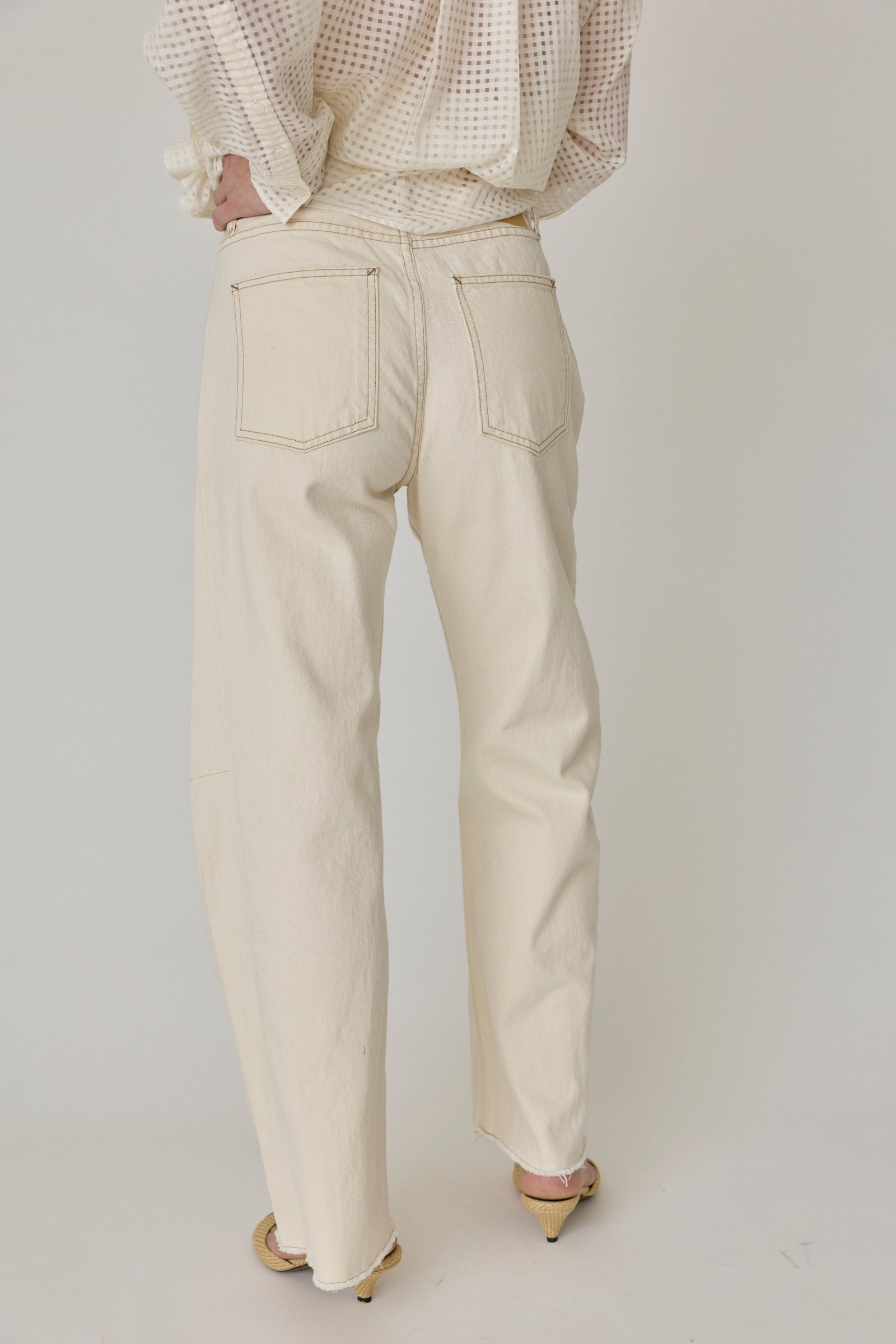 Slim Lasso Jean - Clair Rinse