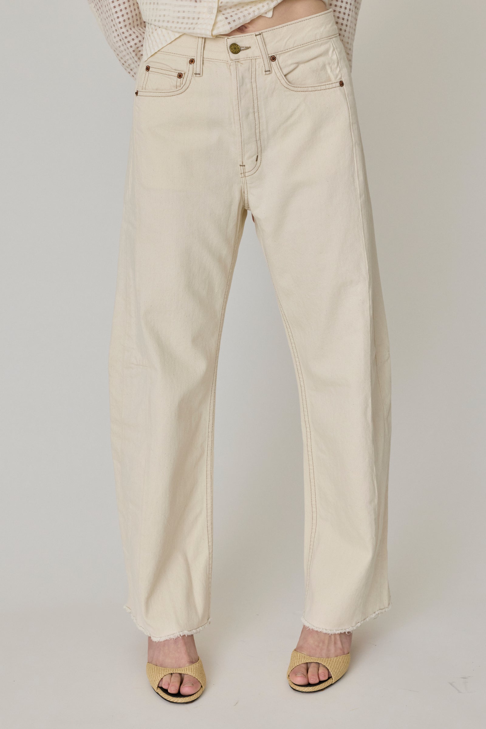 Slim Lasso Jean - Clair Rinse