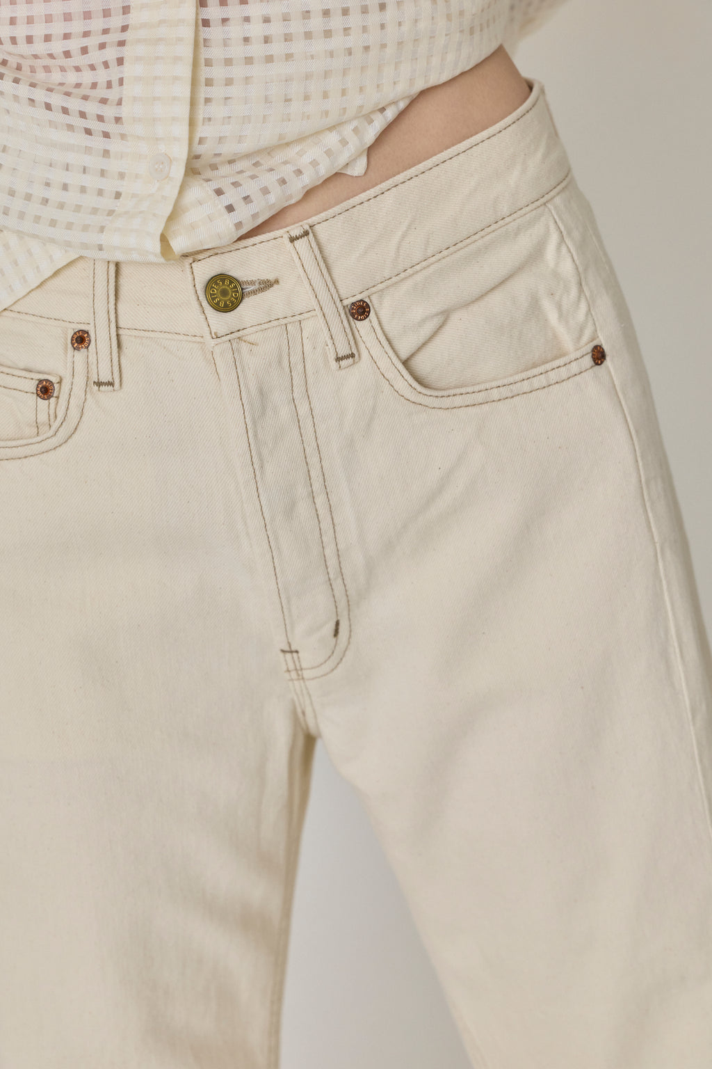 Slim Lasso Jean - Clair Rinse