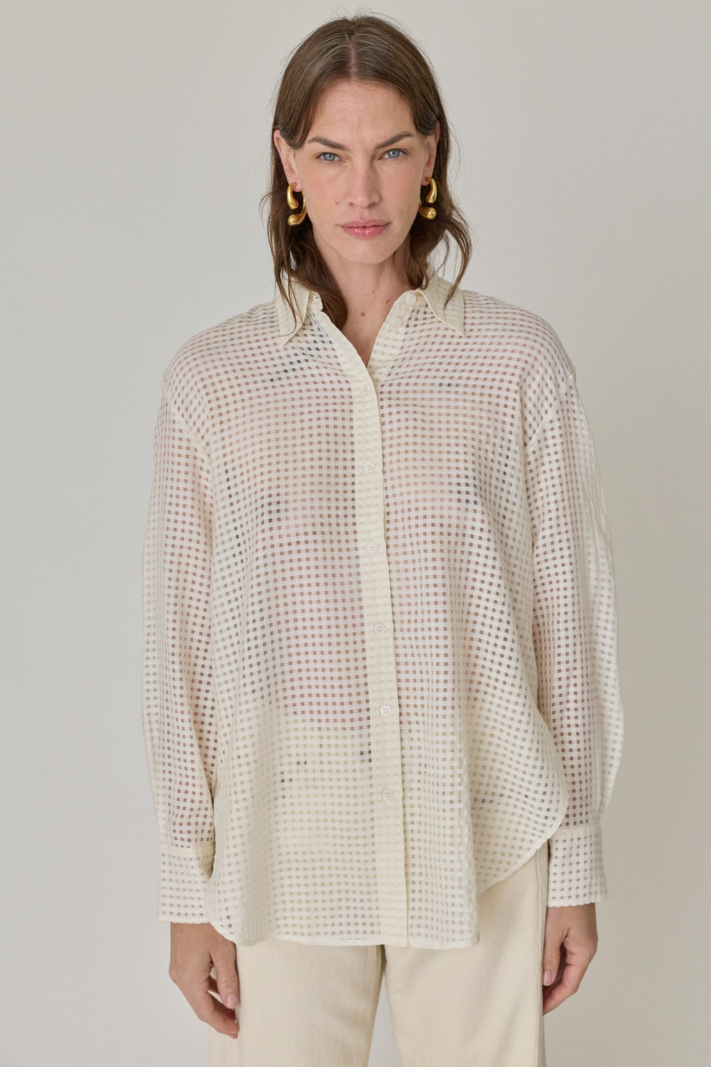Gingham Blouse