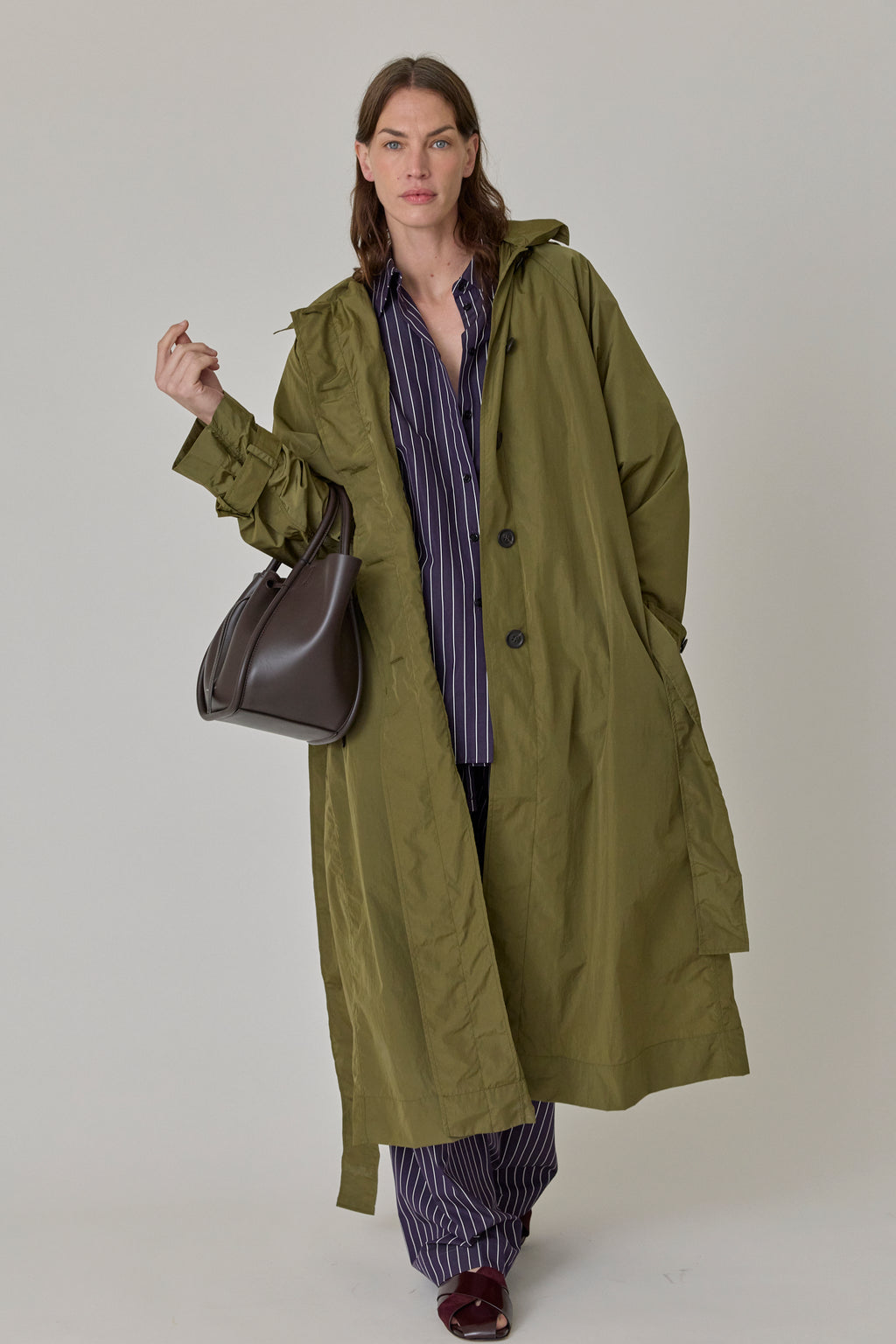 Recycled Nylon Trench