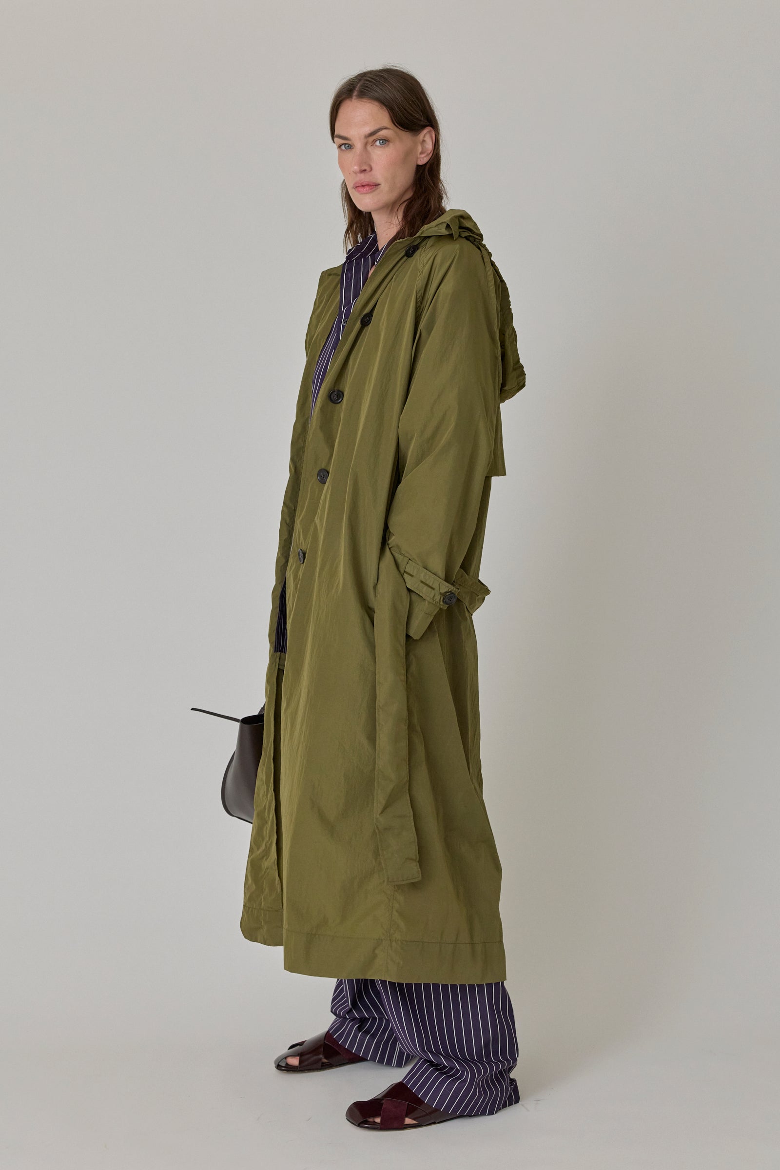 Recycled Nylon Trench