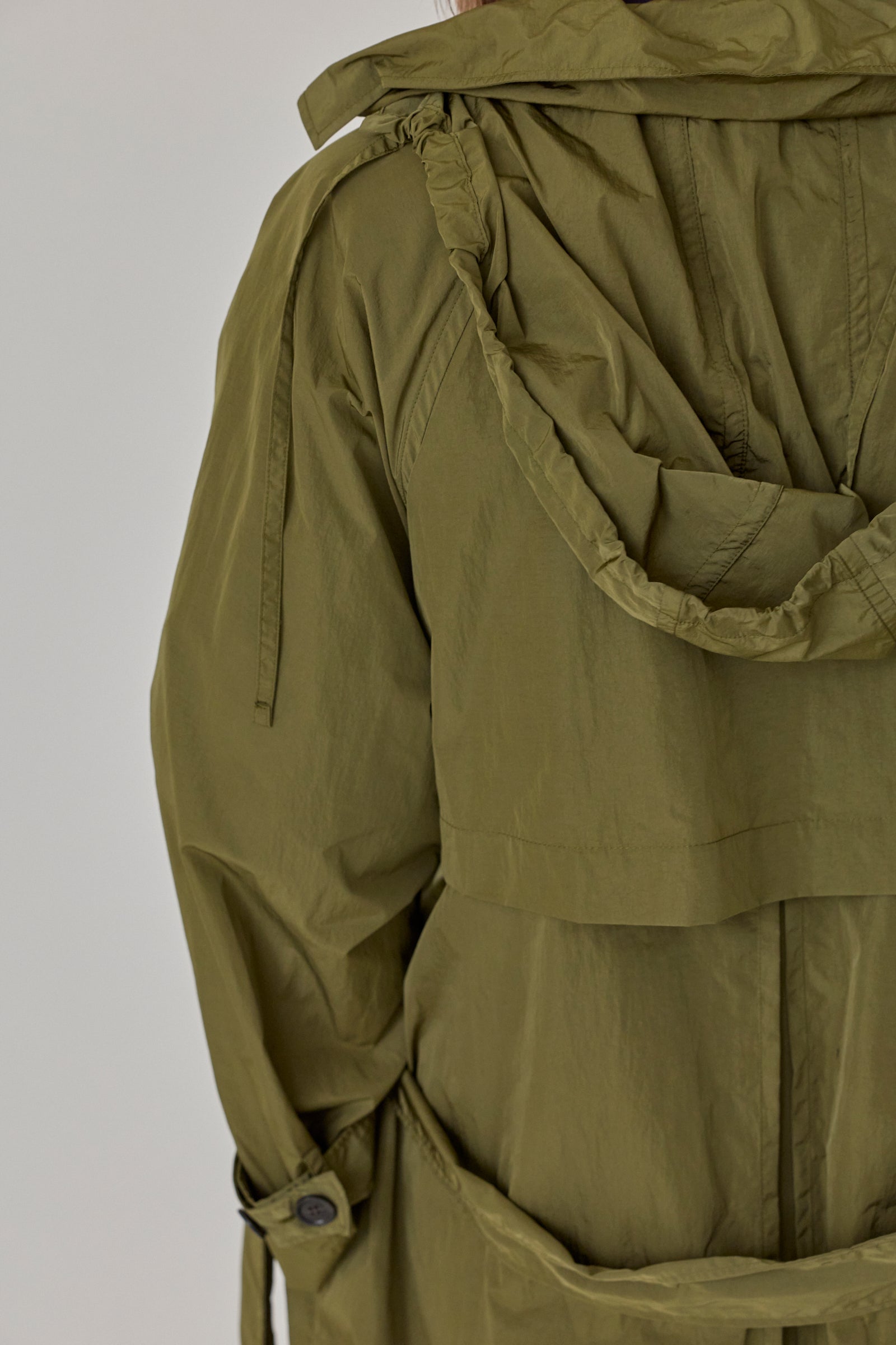 Recycled Nylon Trench