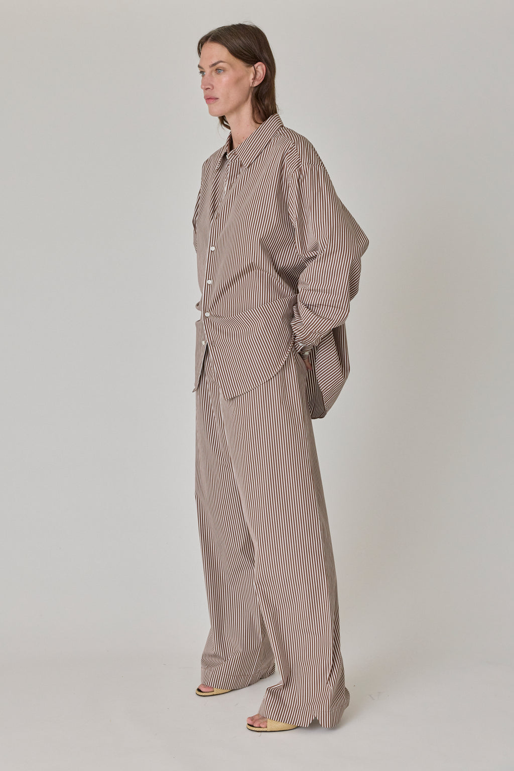 Poplin Lounge Pant - Cortado Stripe