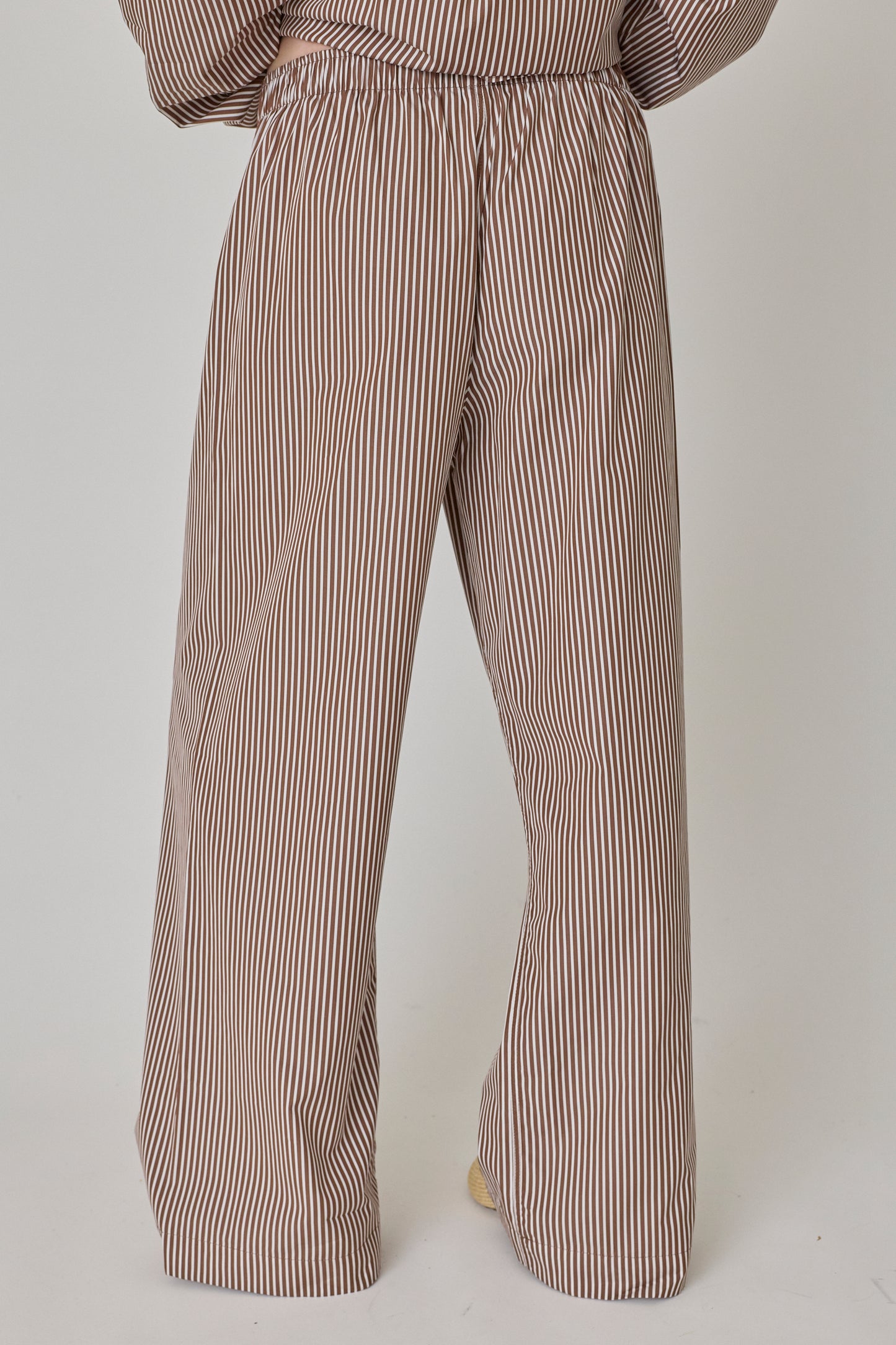 Poplin Lounge Pant - Cortado Stripe