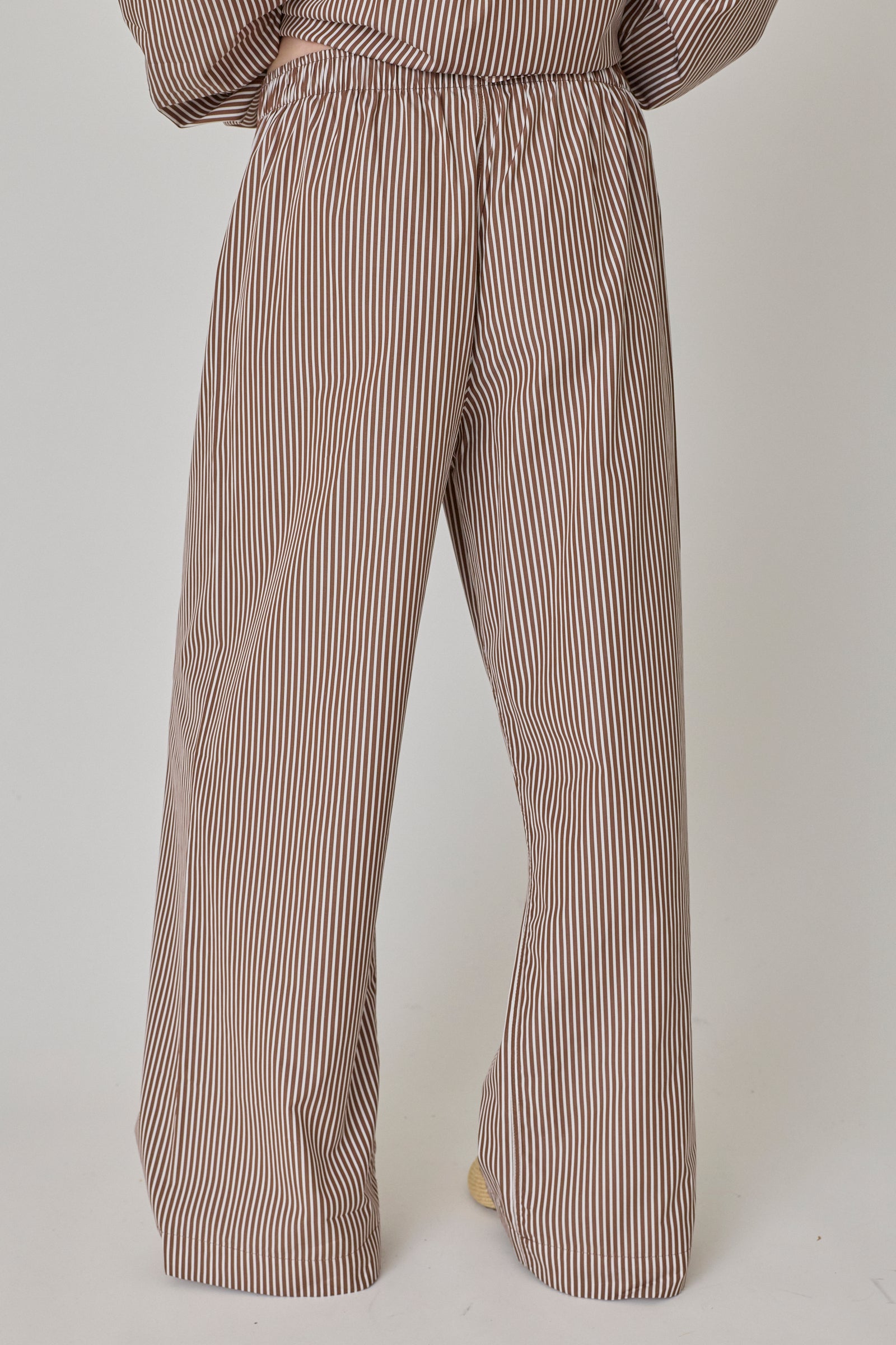 Poplin Lounge Pant - Cortado Stripe