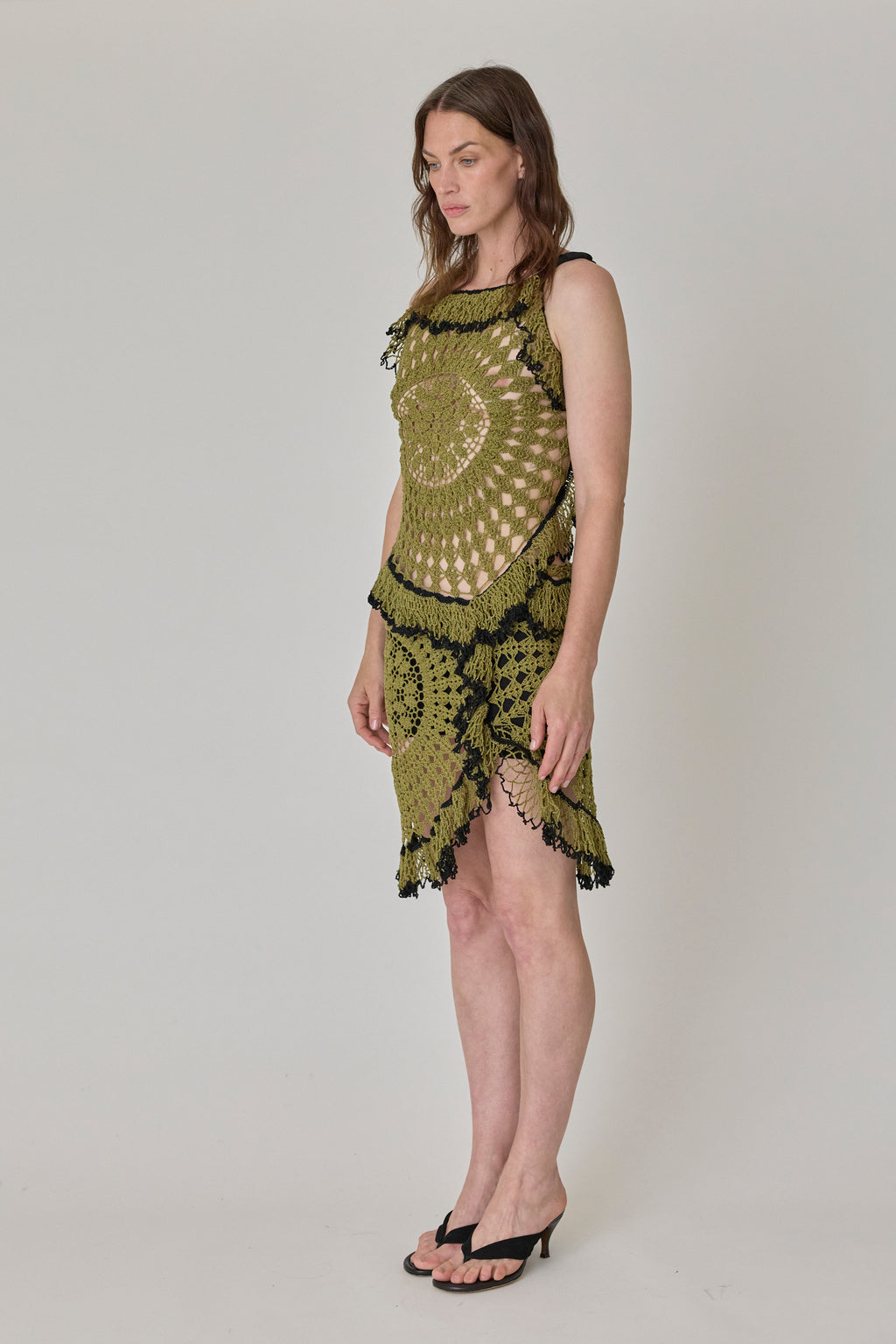 Trio Web Dress - Seagrape