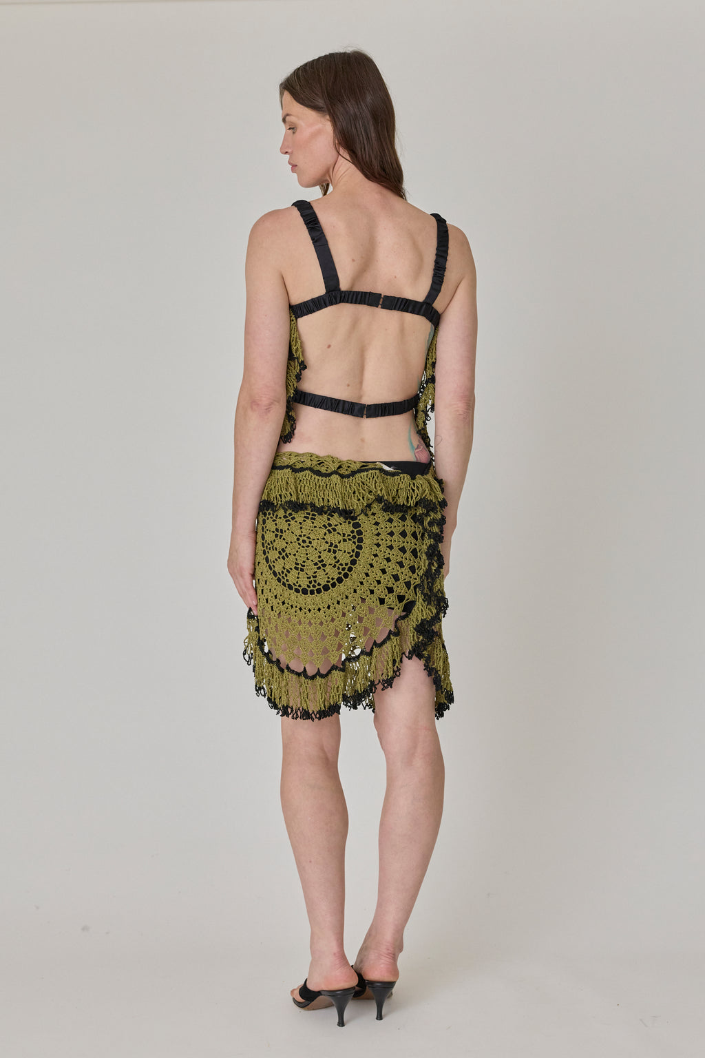 Trio Web Dress - Seagrape